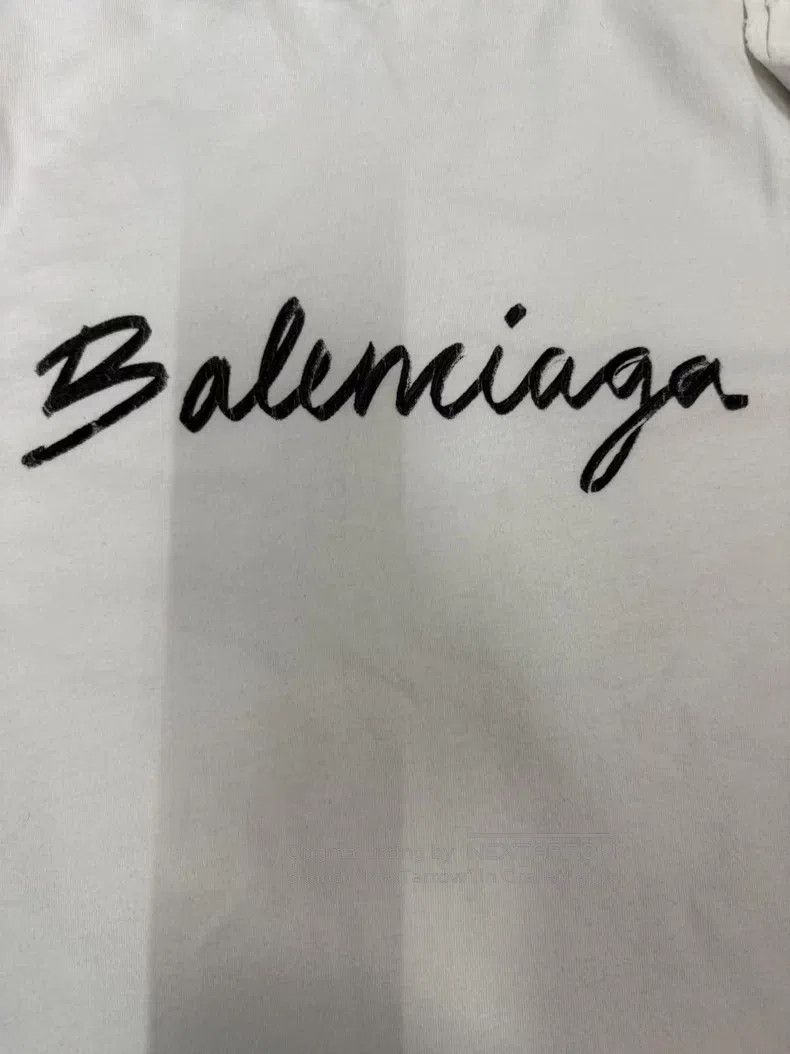 Balenciaga Balenciaga Cursive letter signature logo print casual shor Size US S / EU 44-46 / 1 - 3 Thumbnail