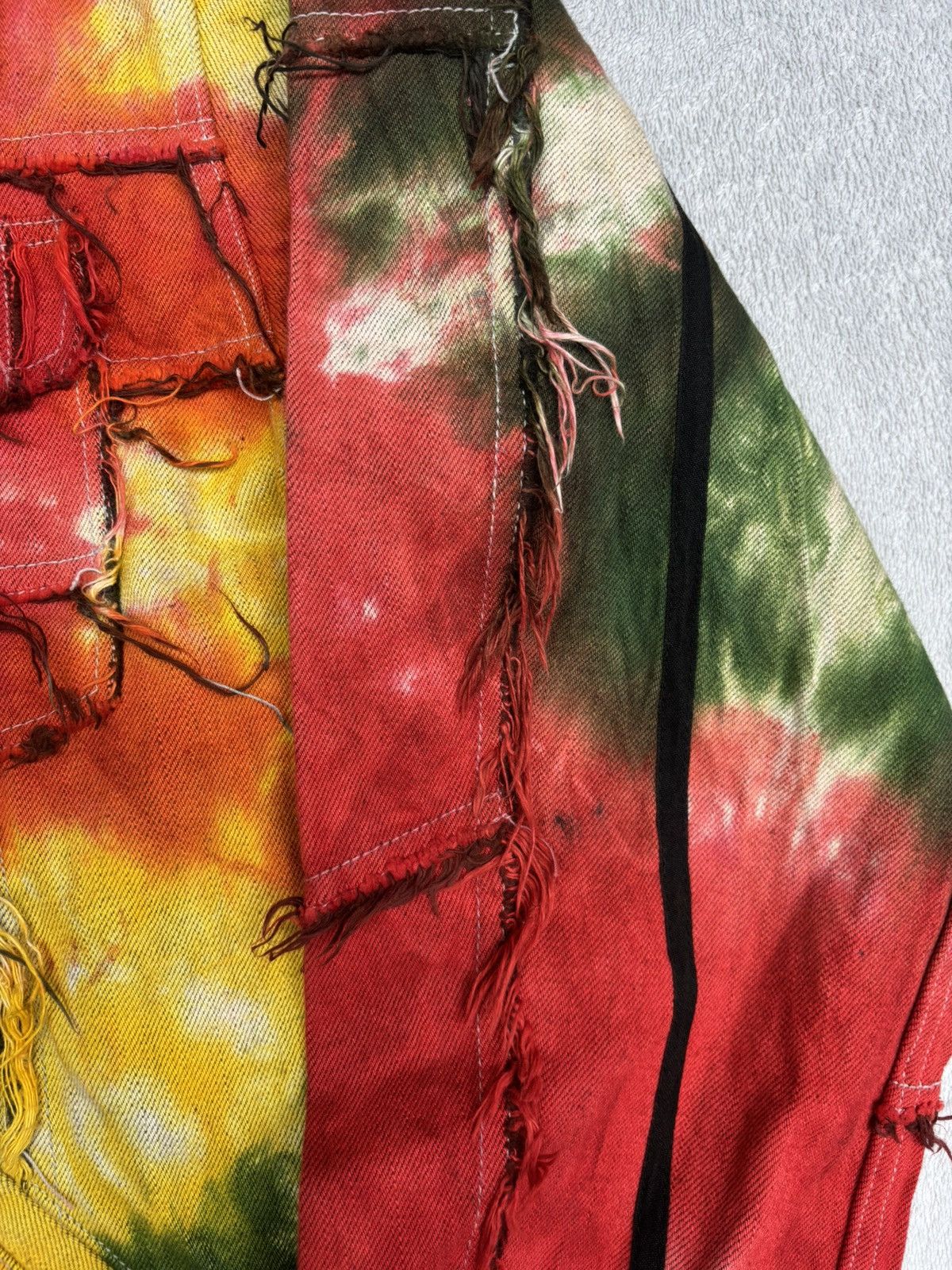 NEXUSVII Rare NexusVII x Psychopath Deconstructed Denim Jacket Size US XL / EU 56 / 4 - 23 Thumbnail