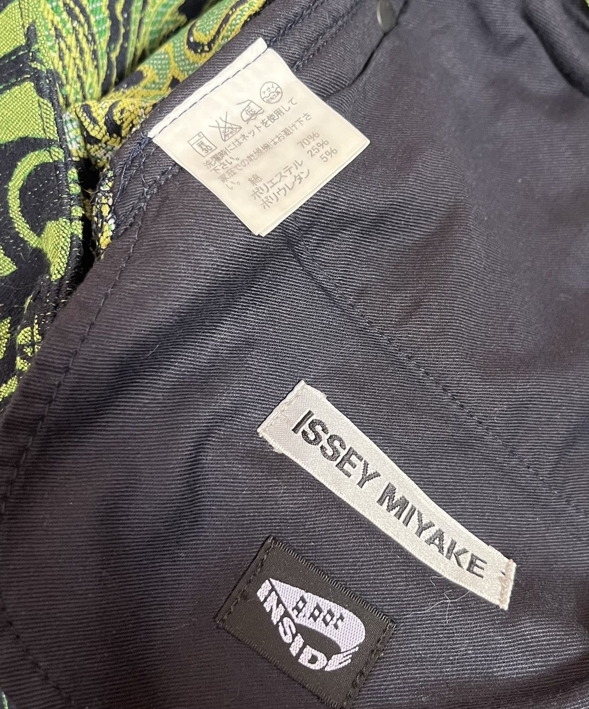 Issey Miyake Vintage issey miyake a.poc inside printed denim trousers Size US 28 / EU 44 - 3 Thumbnail
