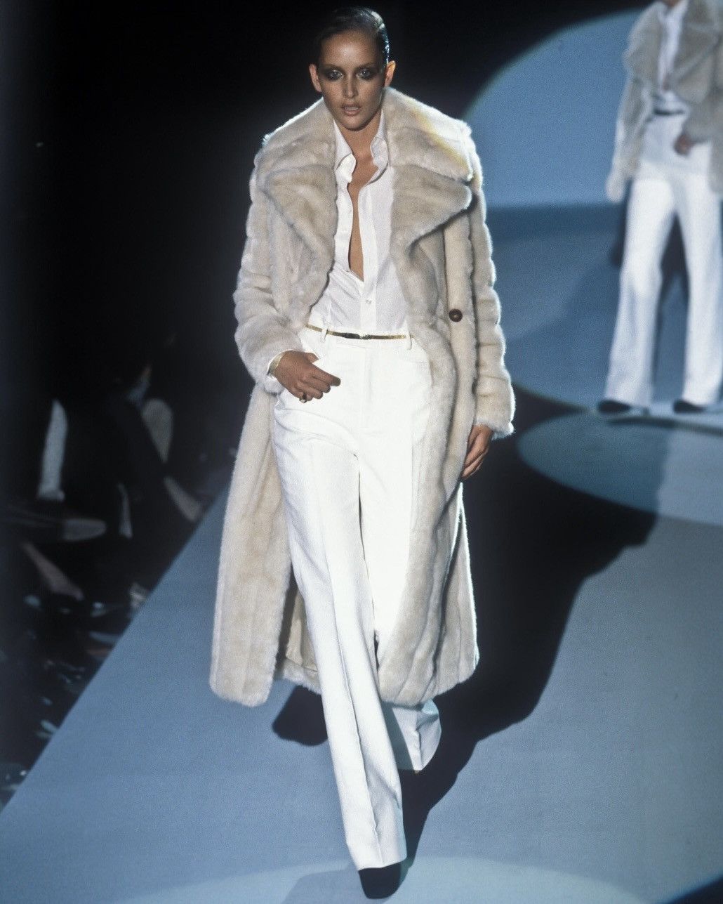 Gucci Aw1996 Gucci by Tom Ford White Velvet Pants Size 26" / US 2 / IT 38 - 11 Thumbnail