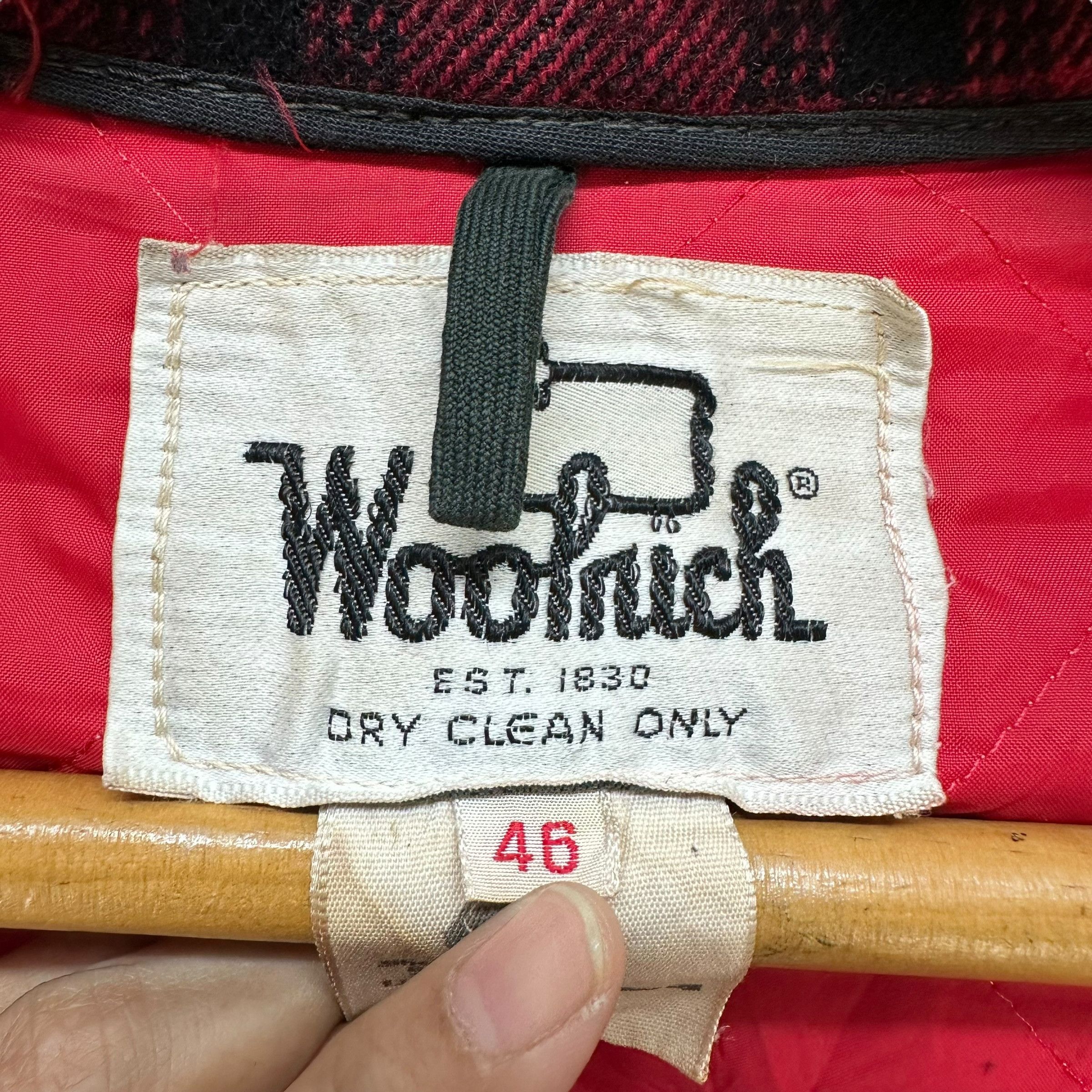 Woolrich Woolen Mills Vintage 80's WOOLRICH Checked Flannel Chore Jacket #A80-1935 Size US XL / EU 56 / 4 - 13 Thumbnail
