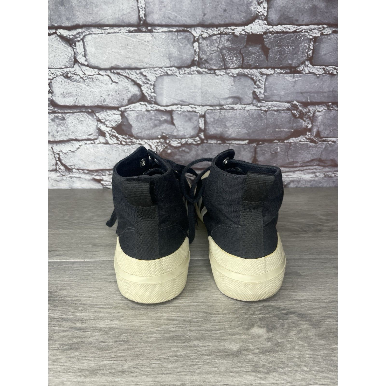 Veja Veja Wata II Canvas Hi-Top Black White Pierre Sneakers Women Size US 7 / IT 37 - 4 Thumbnail