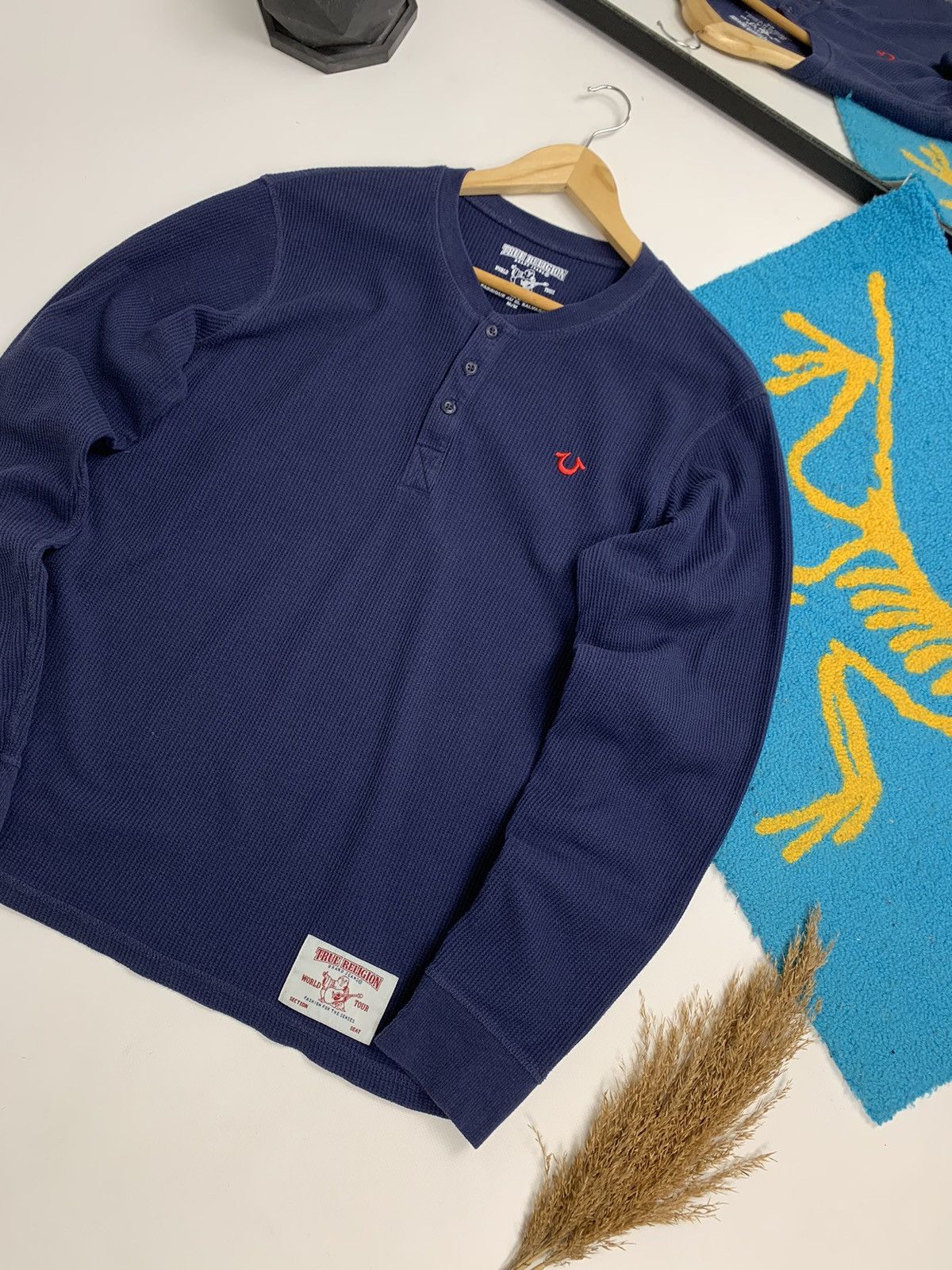 True Religion × Vintage Vintage True Religion Waffle 90’s Long Sleeve Size US M / EU 48-50 / 2 - 4 Thumbnail