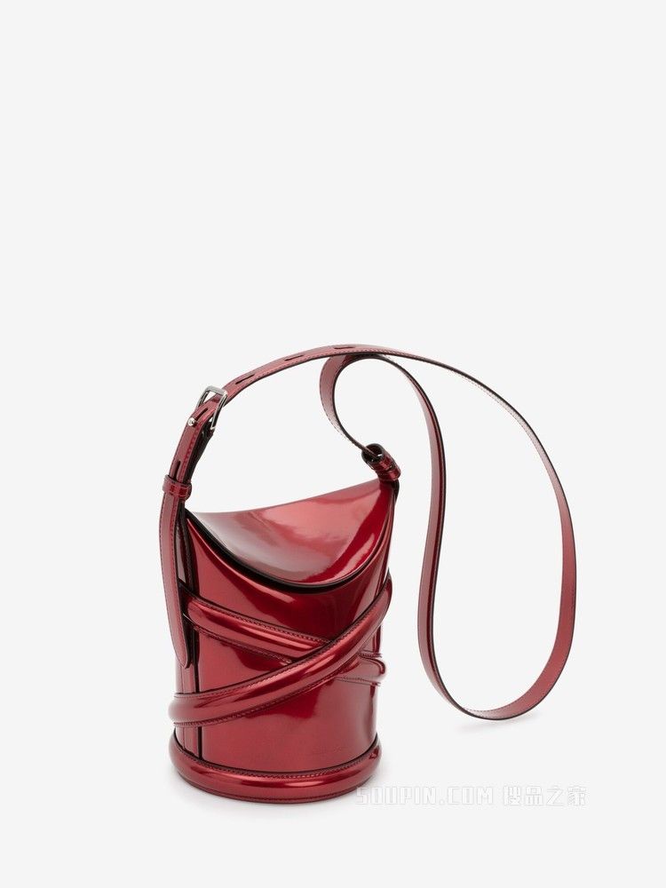 Alexander McQueen o1w1db10925 Size: OS/The Curve in Red Size ONE SIZE - 2 Thumbnail
