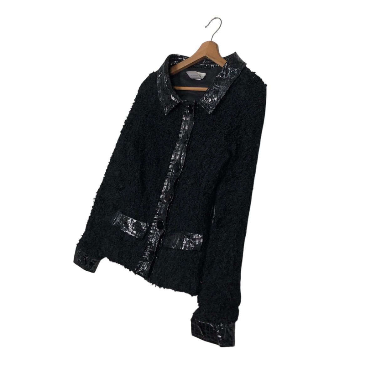 Japanese Brand Vintage Cropped Biker Jacket Quilted Tartan Angelo Tarlazzi Size M / US 6-8 / IT 42-44 - 3 Thumbnail