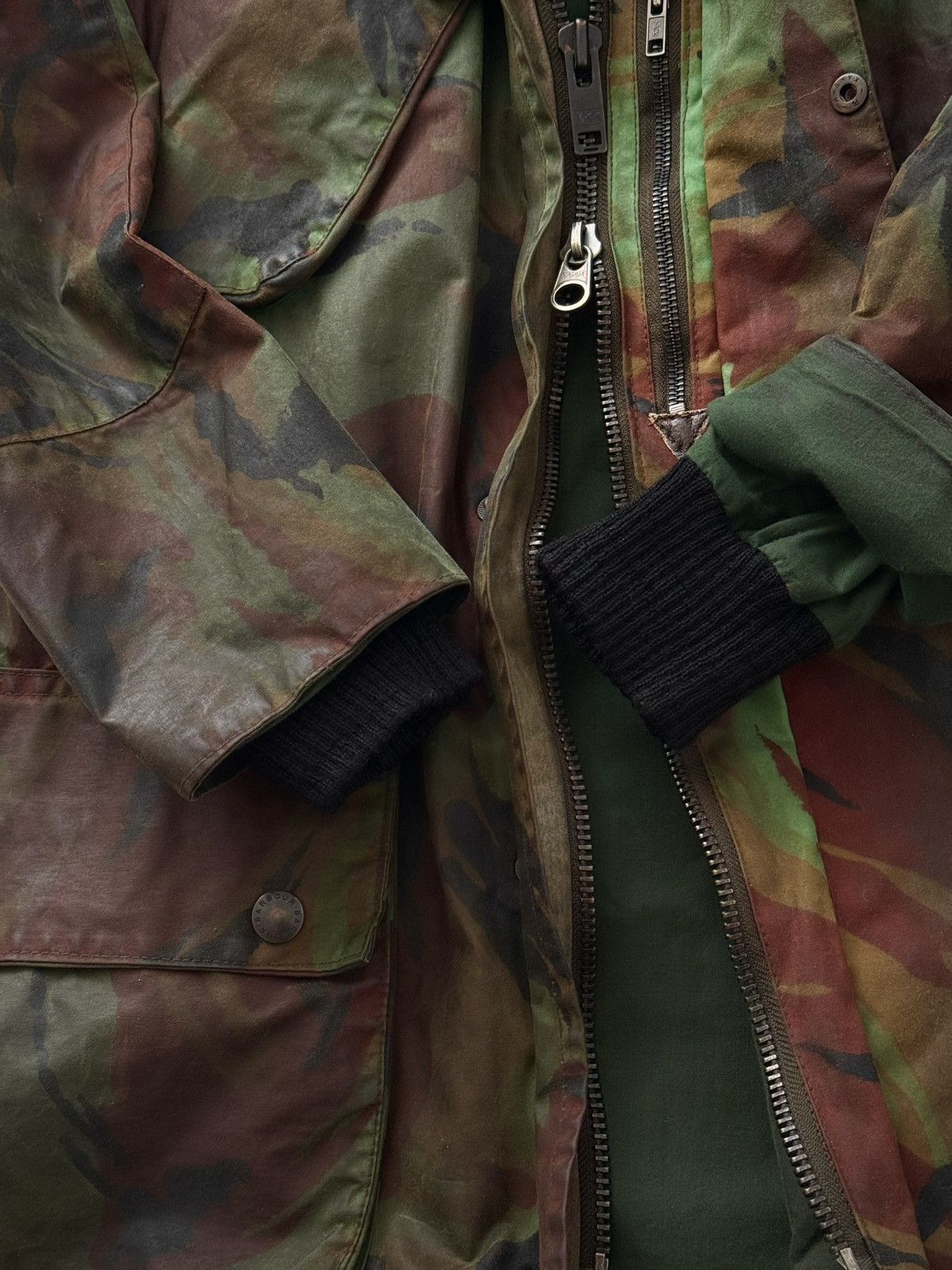 Barbour 1980s Vintage Barbour DPM Camo 'A80 Military' Wax Jacket Size US M / EU 48-50 / 2 - 7 Thumbnail