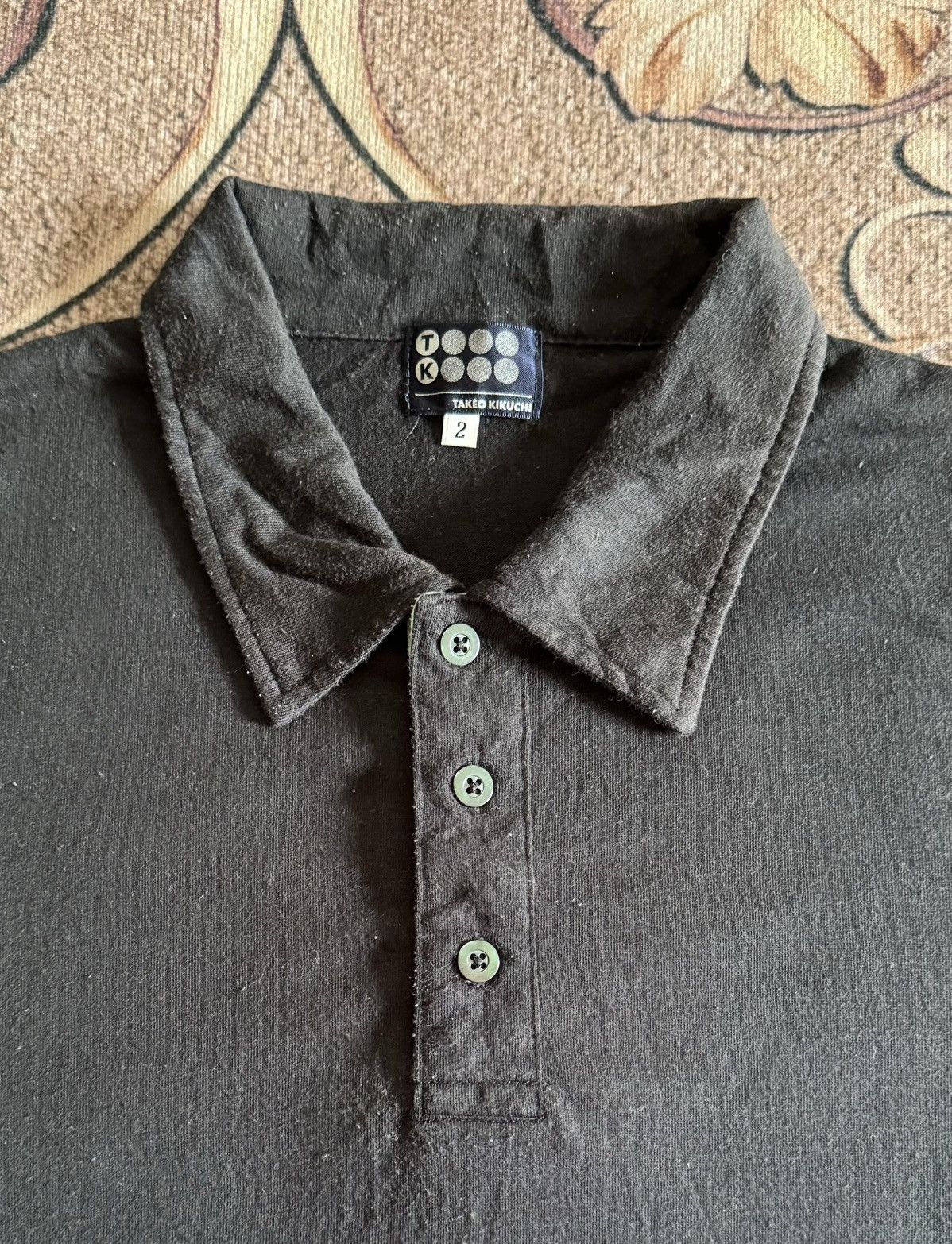 Japanese Brand × Takeo Kikuchi × Vintage Japanese Brand TAKEO KIKUCHI Polo Tee Size US S / EU 44-46 / 1 - 4 Thumbnail