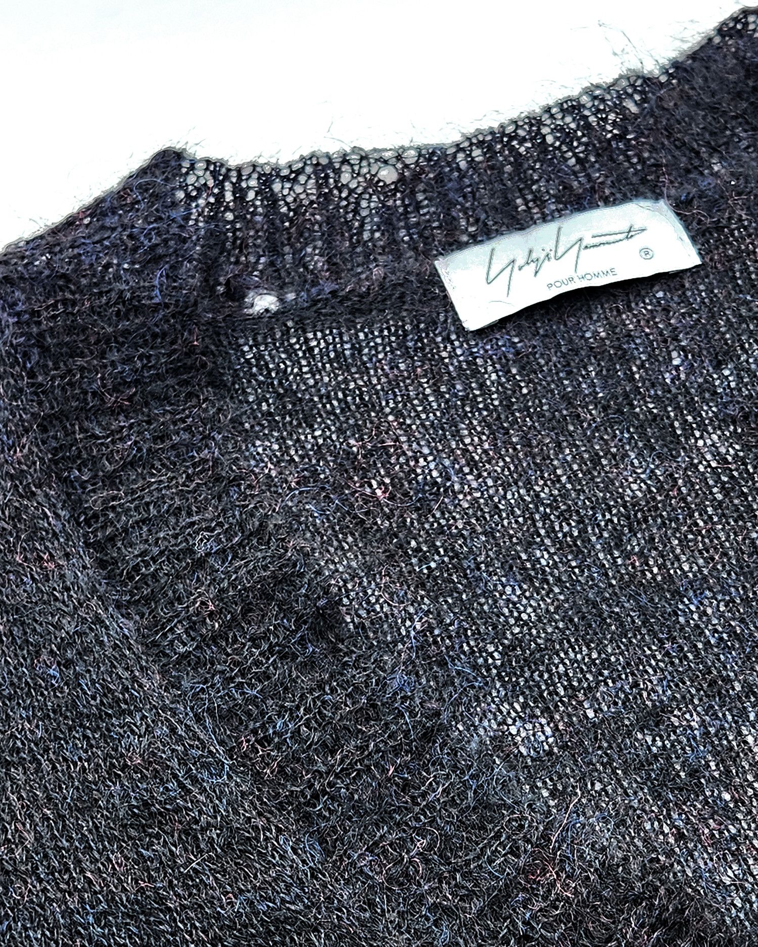 Yohji Yamamoto Yohji Yamamoto Pour Homme 24AW Mohair Knit Sweater Vest Size US L / EU 52-54 / 3 - 3 Thumbnail