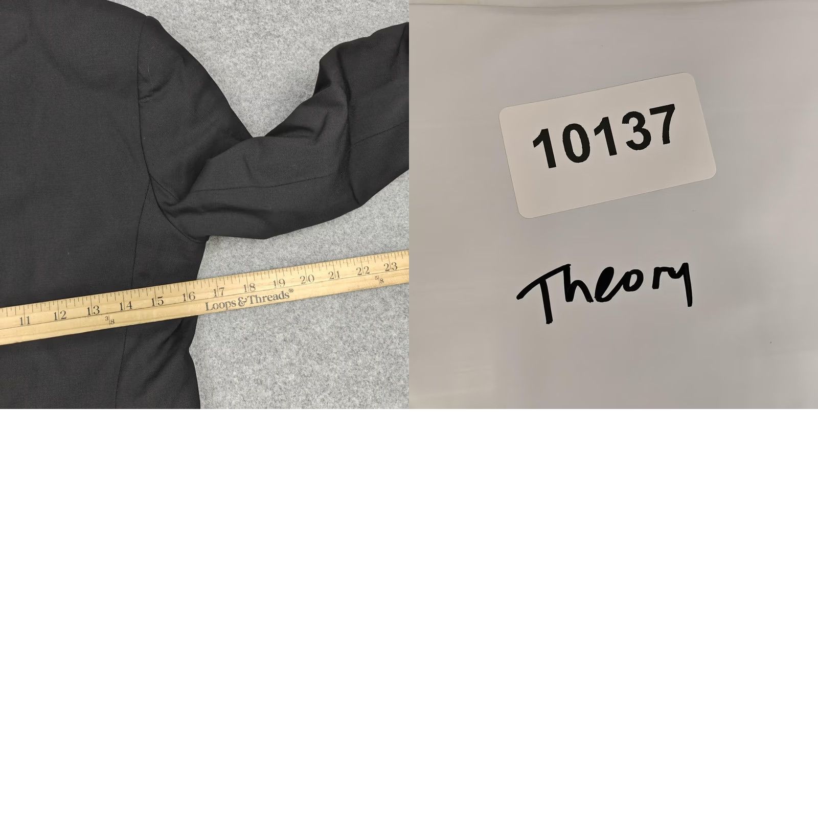 Theory Theory Womens Blazer Black Wool Blend Lined Stretch Jacket Workwear 4 Size S / US 4 / IT 40 - 8 Thumbnail