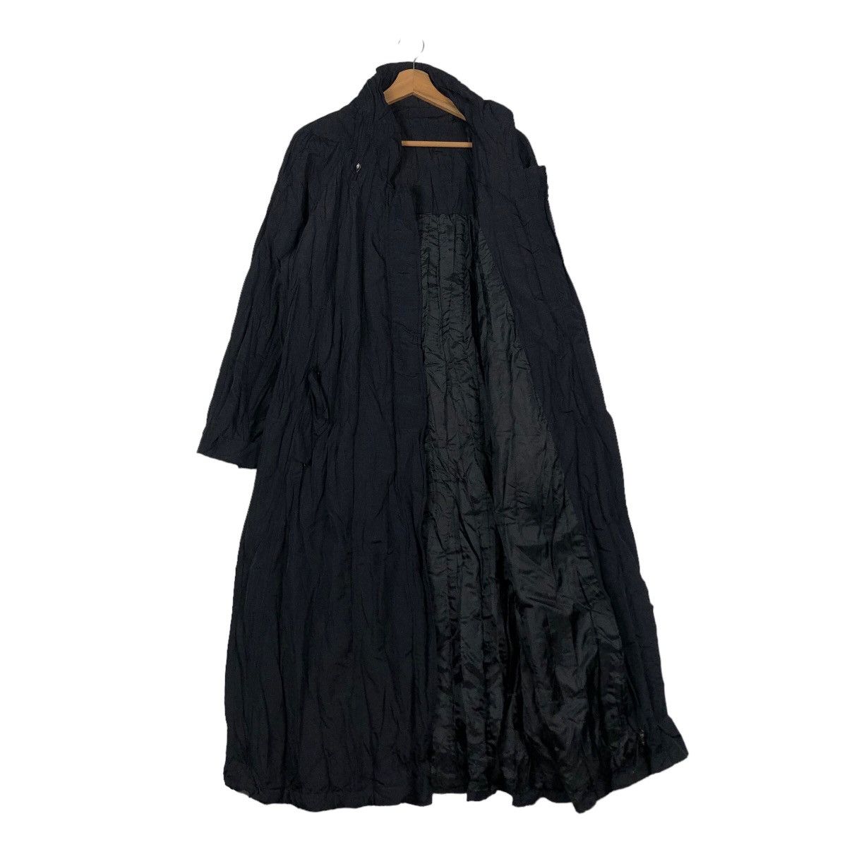 Japanese Brand Rich Black Long Fly Jacket Bondage Biker Issey Miyake Japan Size US M / EU 48-50 / 2 - 11 Thumbnail