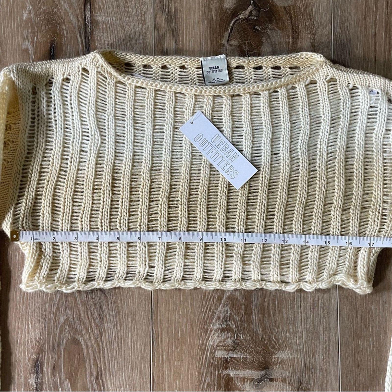 Urban Outfitters Urban Outfitters Ladder-Knit Shrug Sweater M Size M / US 6-8 / IT 42-44 - 12 Thumbnail