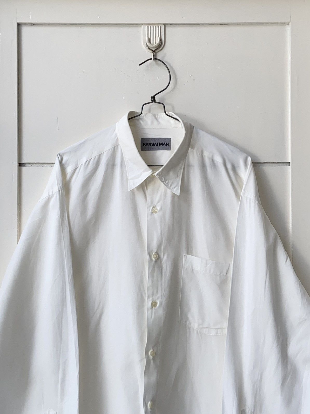 Kansai Yamamoto KANSAI MAN White Shirt Size US L / EU 52-54 / 3 - 11 Thumbnail