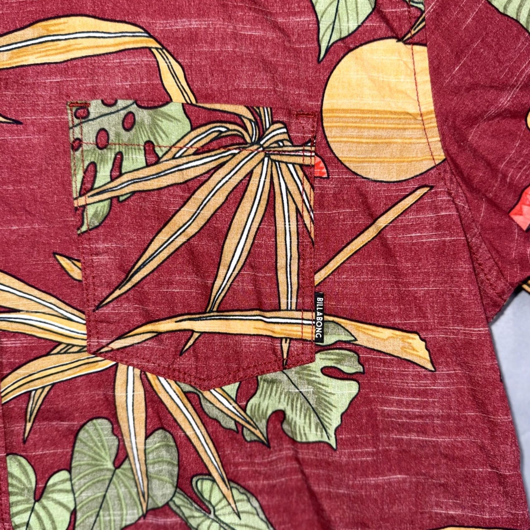 Billabong Billabong Shirt Mens M Short Sleeve Button Up Tropical Toucan Hawaiian Stretch Casual Multicolor Graphic Print Beach 90s? Size US M / EU 48-50 / 2 - 6 Thumbnail