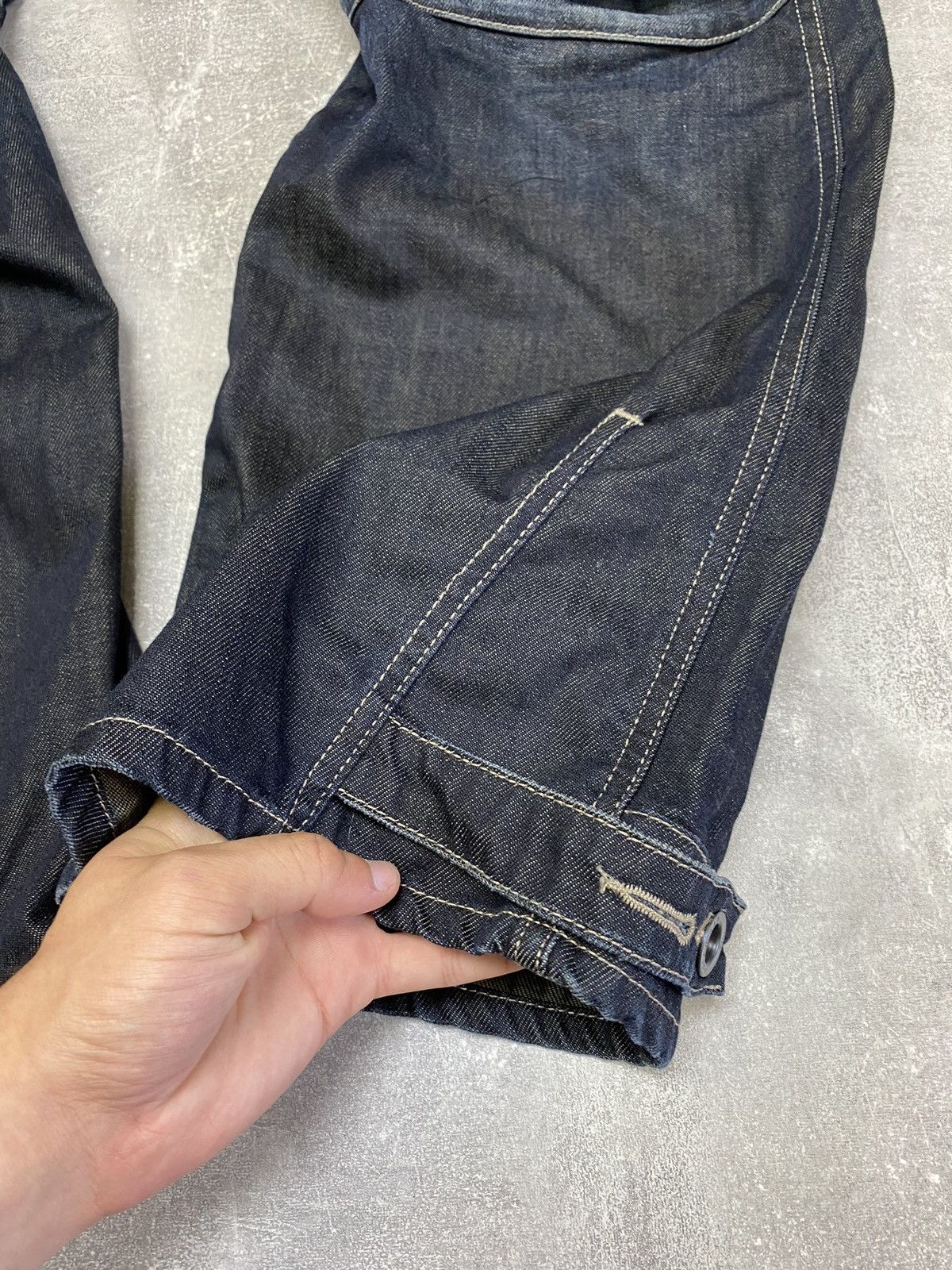 G-Star × Vintage Vintage G Star Raw Denim Biker Cargo Double Knee Pants Size US 34 / EU 50 - 7 Thumbnail
