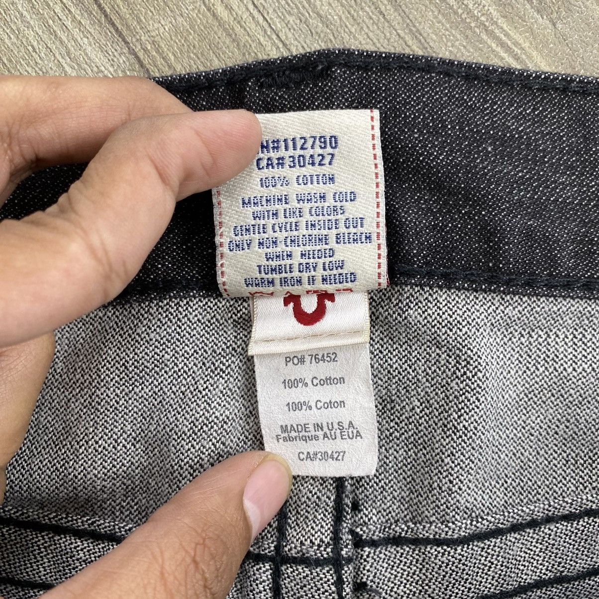 True Religion Vintage True Religion Ricky Black Dark Wash Jeans Size US 36 / EU 52 - 10 Thumbnail