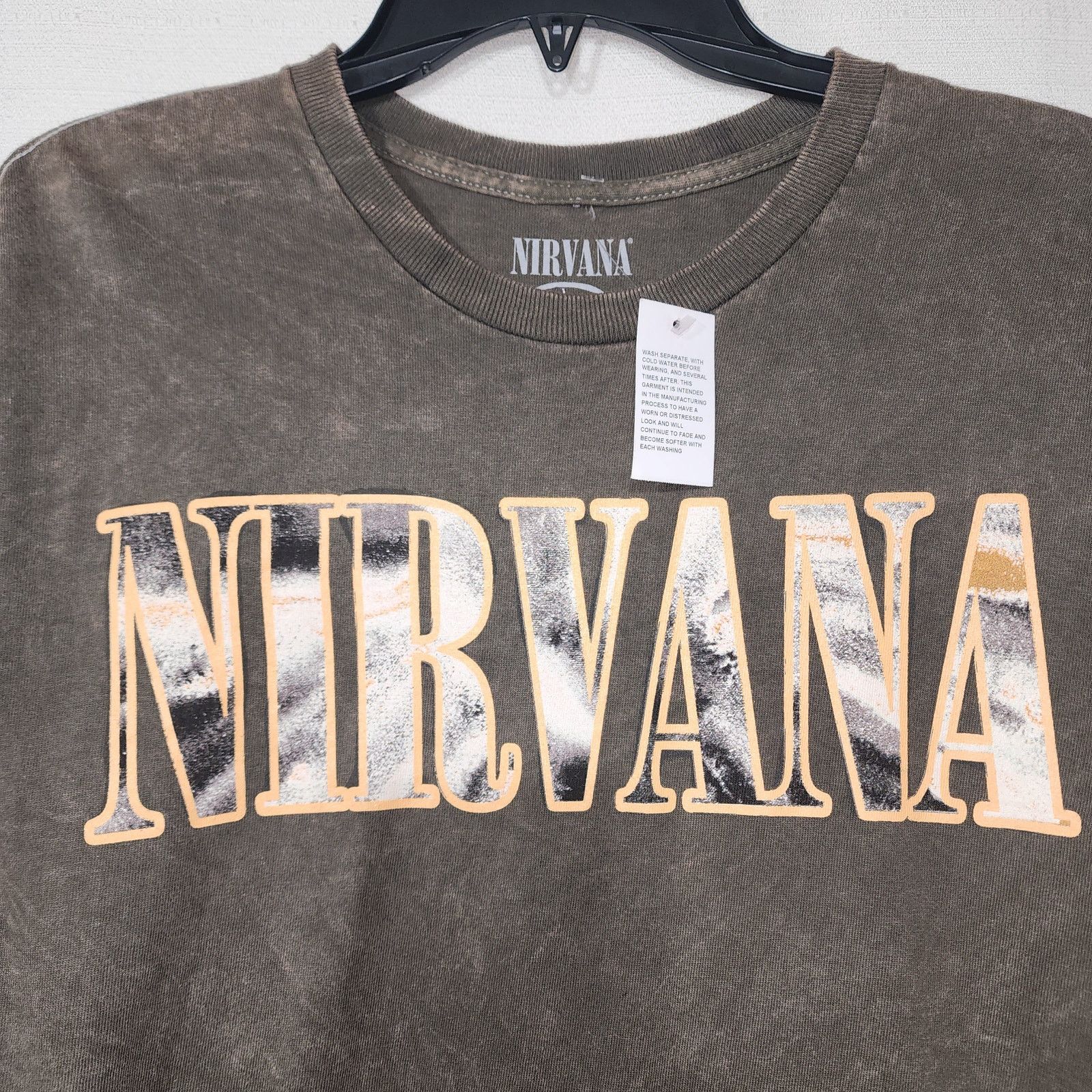 Nirvana Nirvana men's medium brown shirt Size US M / EU 48-50 / 2 - 2 Thumbnail