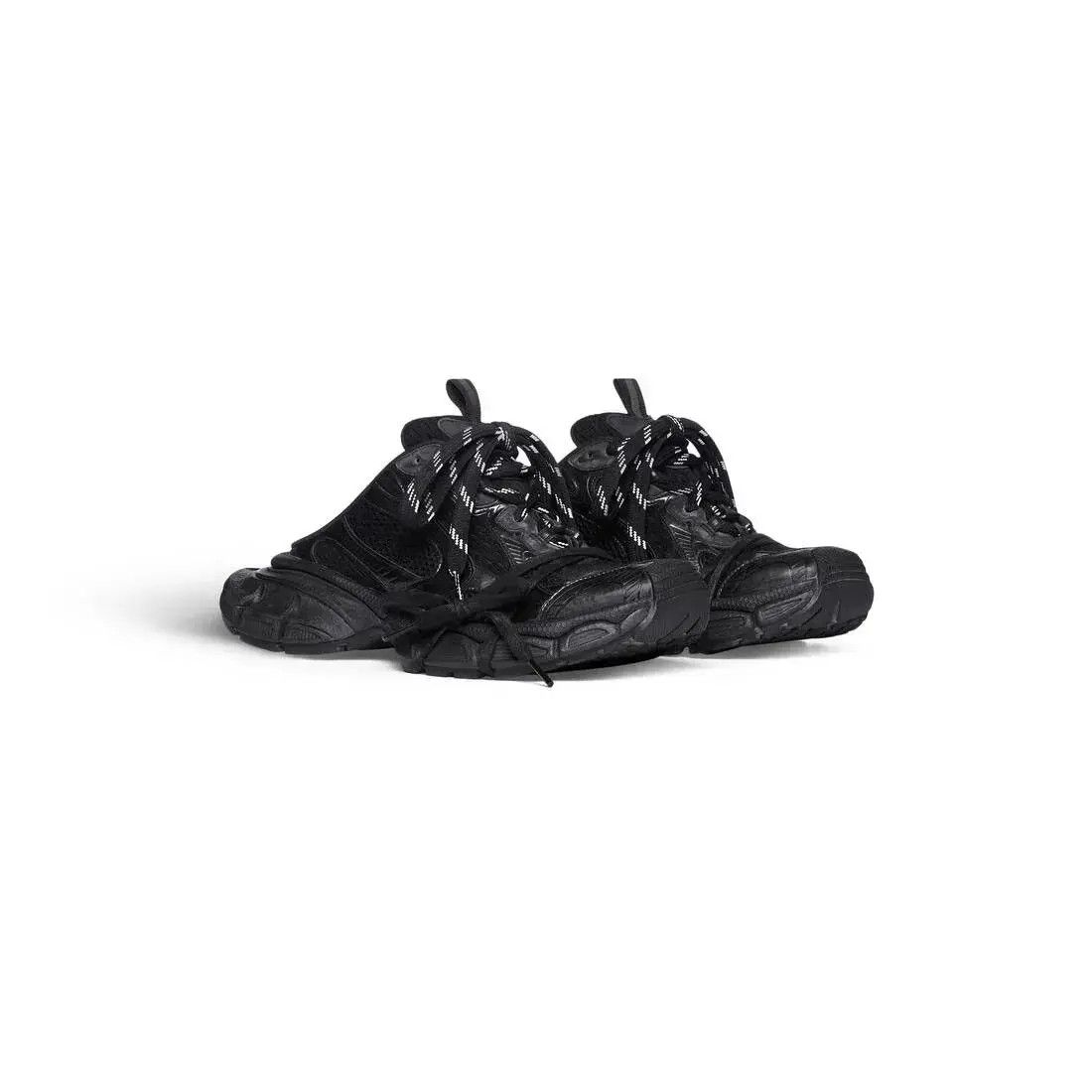 Balenciaga o1s1wg110426 3XL Mules in Black Size US 7 / IT 37 - 2 Thumbnail