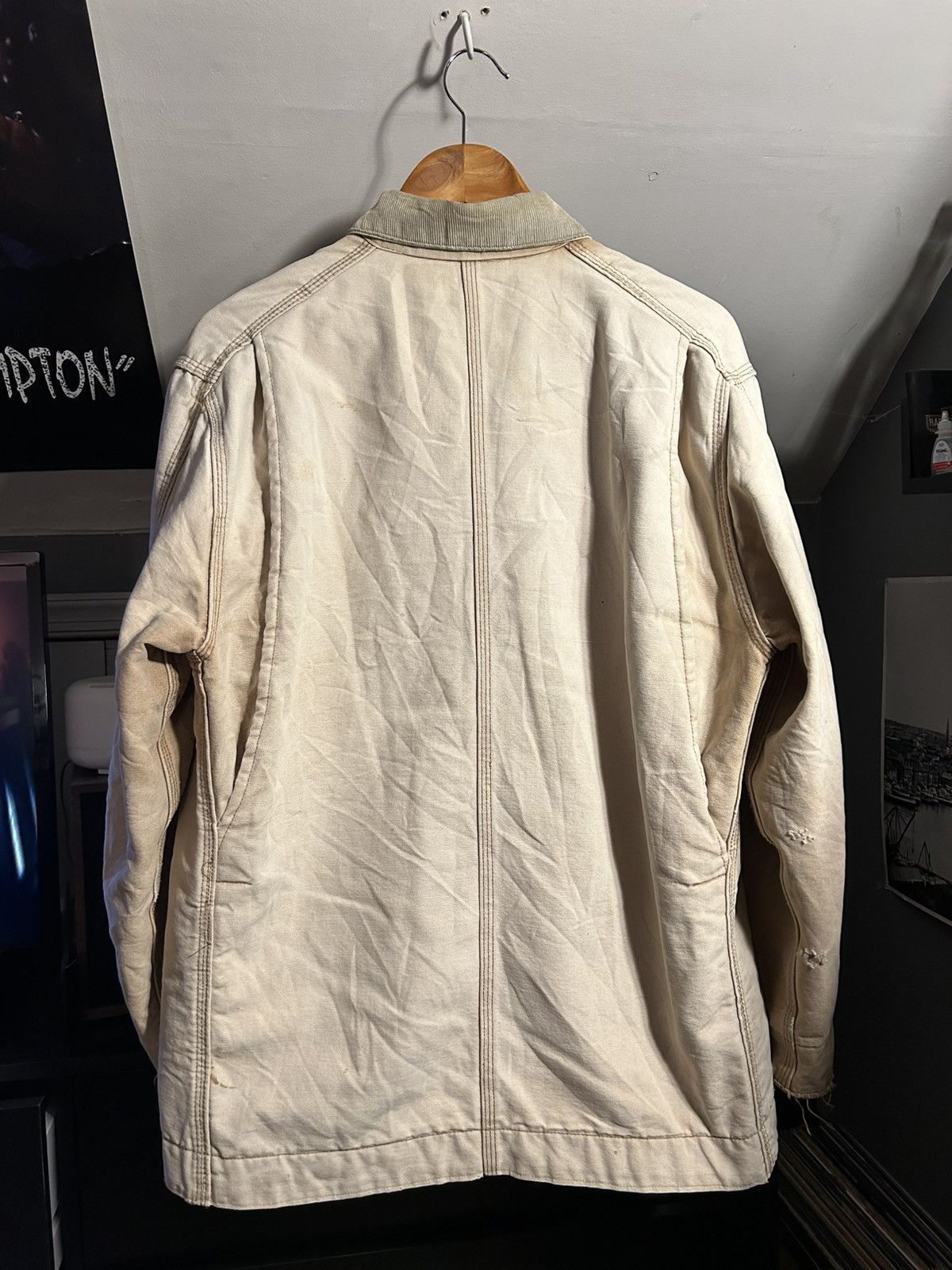 Carhartt Vintage 80’s Carhartt Sun-faded chore coat Size US L / EU 52-54 / 3 - 3 Thumbnail