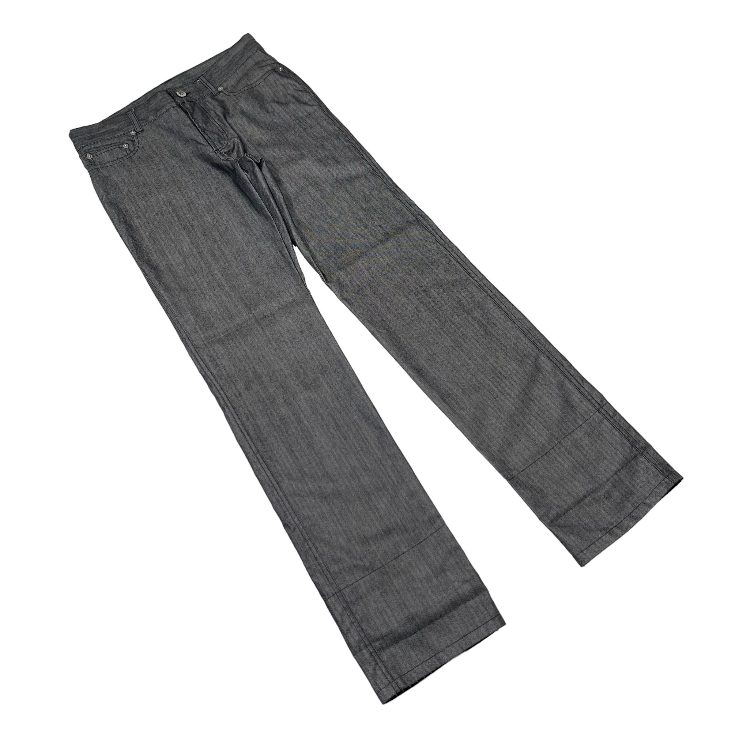 If Six Was Nine × KMRii × semanticdesign Semantic Striped Texture Punk Japanese Pants Size US 30 / EU 46 - 5 Thumbnail