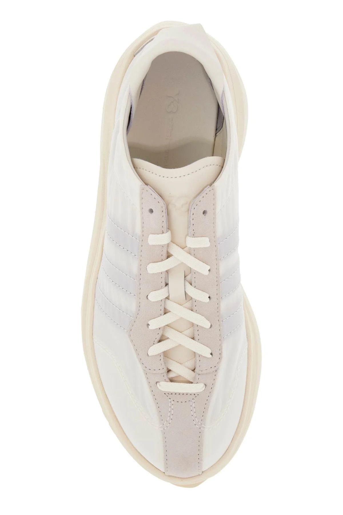 Y-3 × Yohji Yamamoto o1s22i1n0125 Subaya Low-Top Sneakers in Beige Size US 11 / EU 44 - 2 Thumbnail