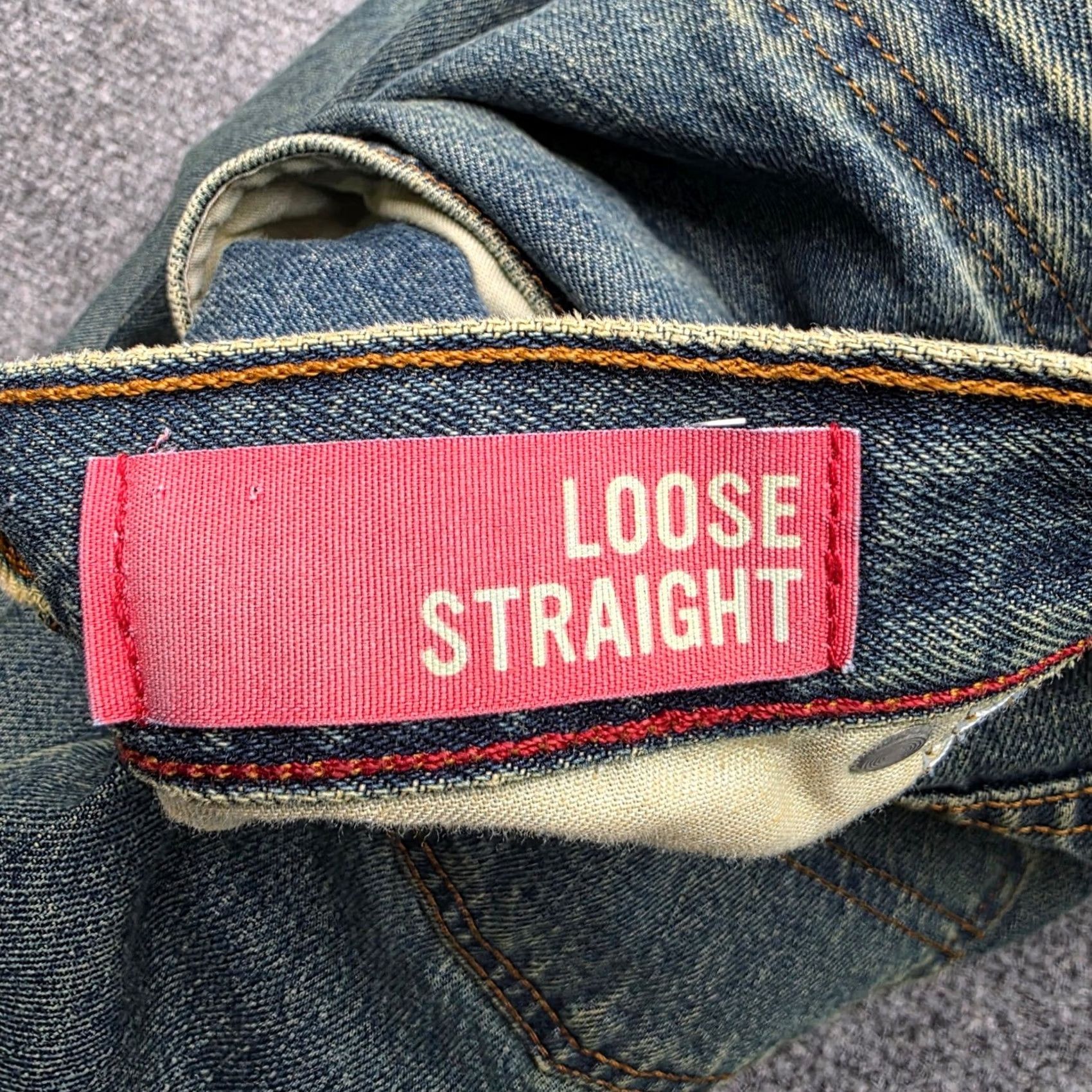 Vintage Arizona Jean Co Jeans Loose Straight 40x32 Blue 100% Cotton Denim Men Size US 40 / EU 56 - 7 Thumbnail