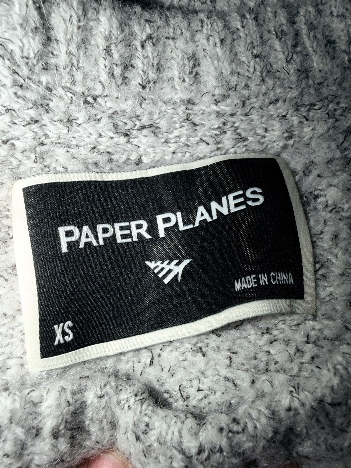 Paper Planes PAPER PLANES SCRIPT CREWNECK Oversized Sweater Size US XS / EU 42 / 0 - 4 Thumbnail