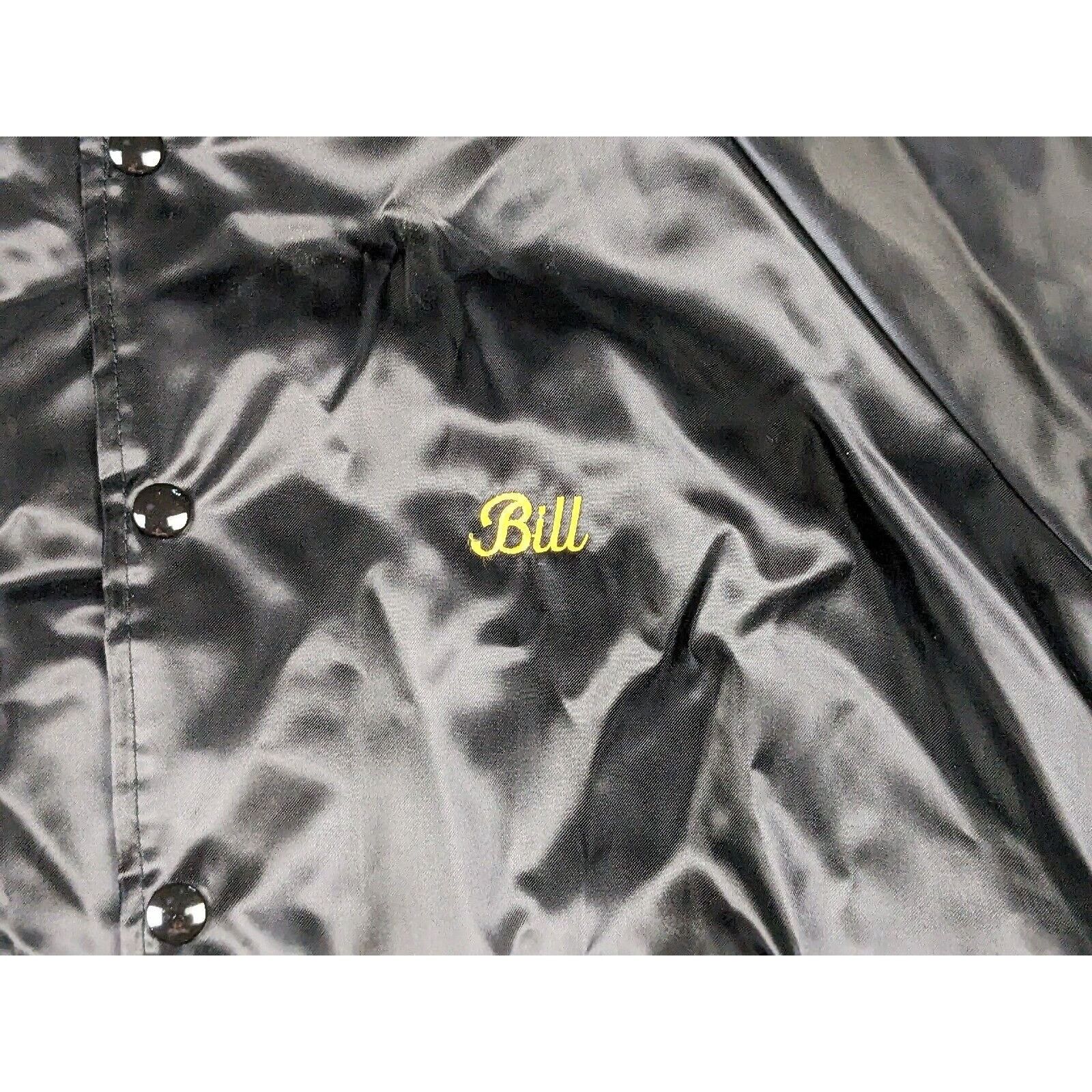 Other Vtg USA Racing Team Satin Bomber Snap Button Jacket Auburn Size US L / EU 52-54 / 3 - 3 Thumbnail