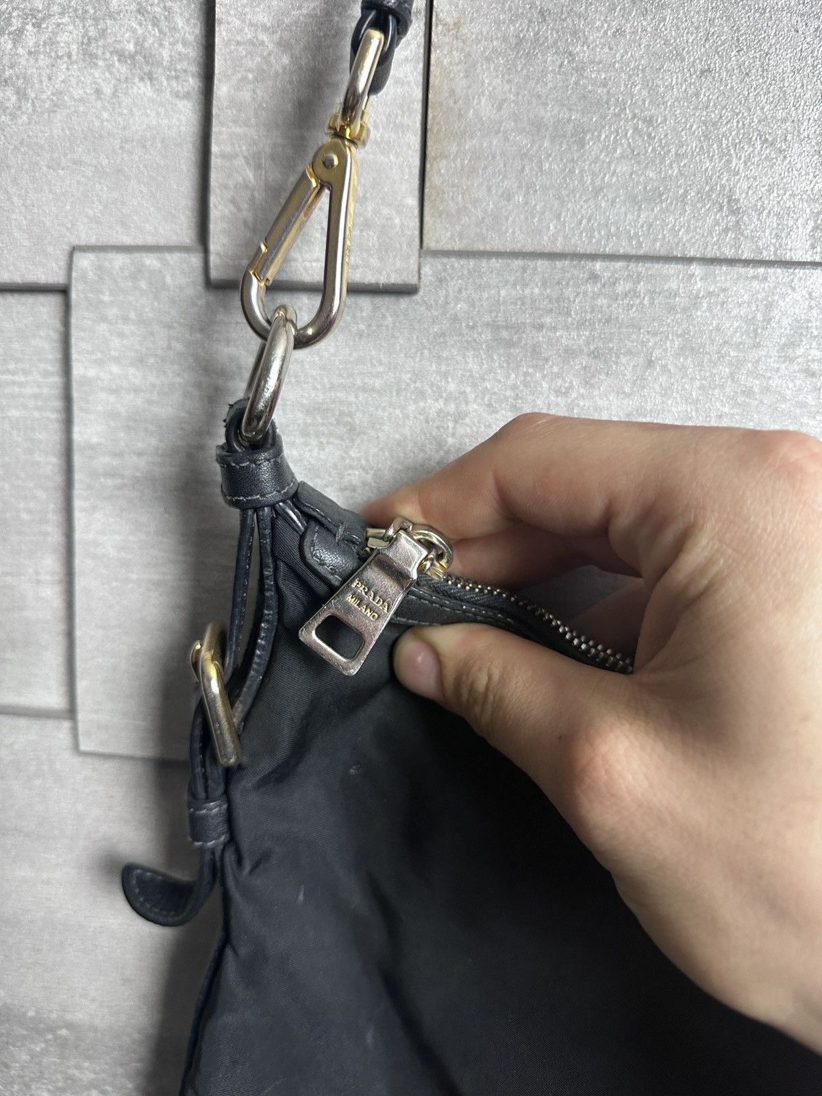 Prada Prada Nylon Shoulder Bag Designer Luxury Size ONE SIZE - 8 Thumbnail