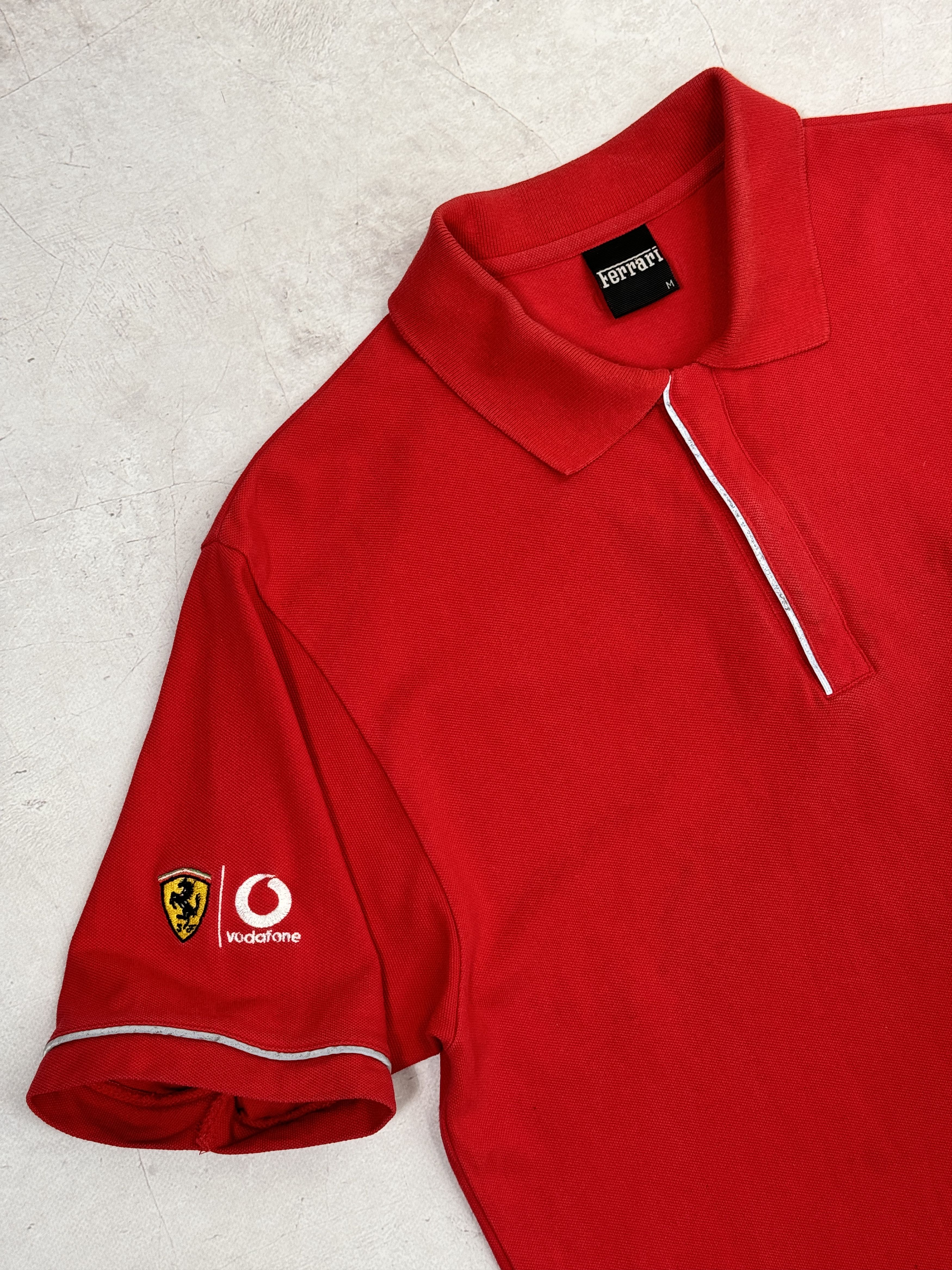Ferrari × Formula 1 × Vintage 2000 Ferrari & Vodafone Polo T-Shirt Racing Formula1 Team Size US M / EU 48-50 / 2 - 6 Thumbnail