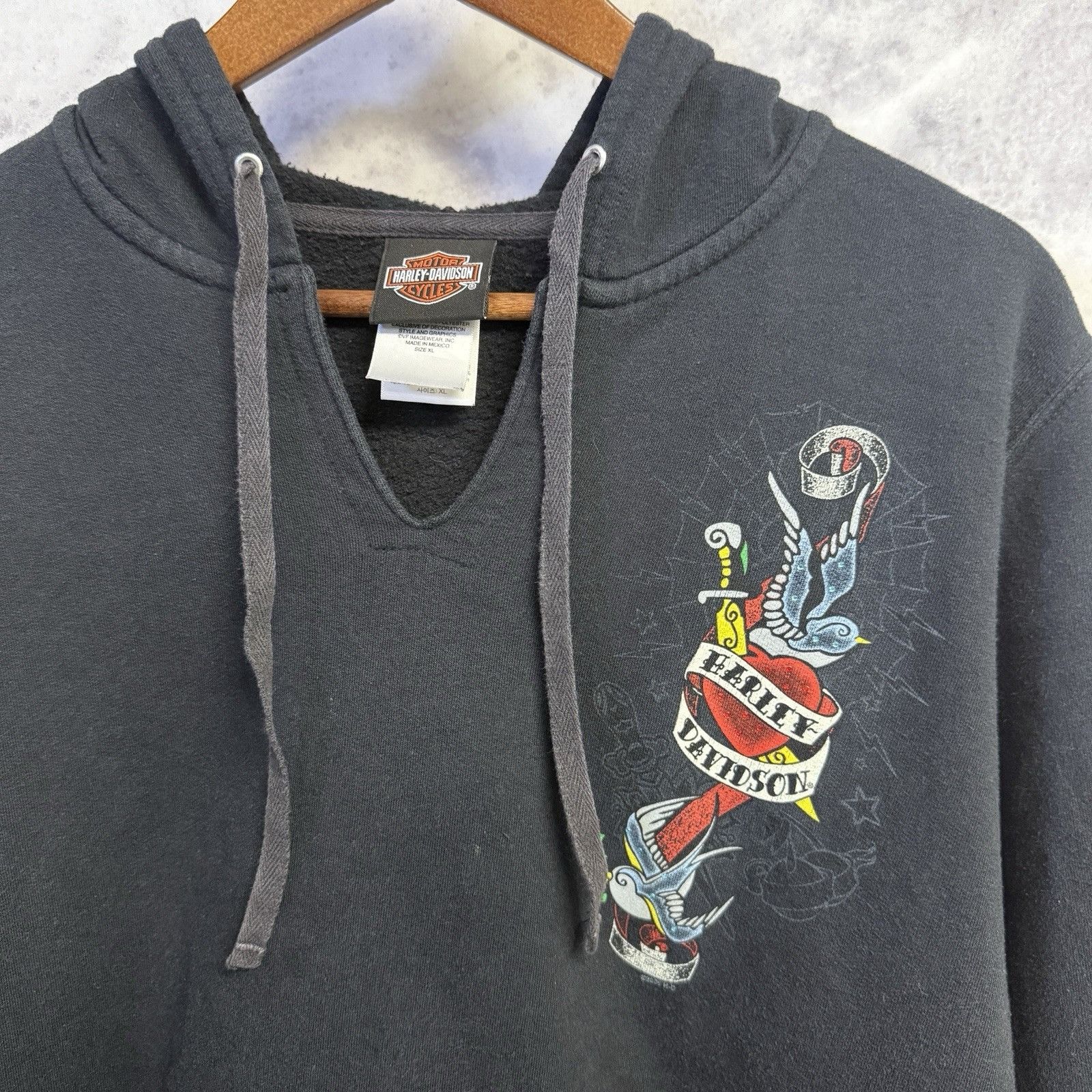 Harley Davidson Harley Davidson Hoodie Sweatshirt Womens XL Black Grand Cany Size XL / US 12-14 / IT 48-50 - 3 Thumbnail