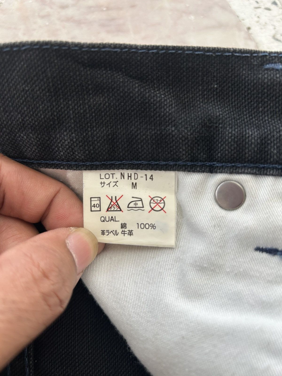 Neighborhood Neighborhood Crazy Punk Black Ripped Denim Size US 30 / EU 46 - 13 Thumbnail