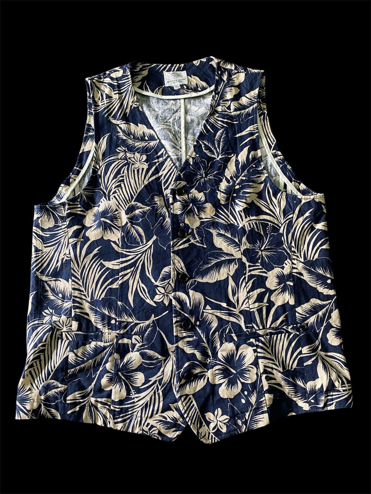 BEAUTY&YOUTH Beauty & Youth United Arrows Vest Flower - Cotton Size US M / EU 48-50 / 2 - 1 Thumbnail