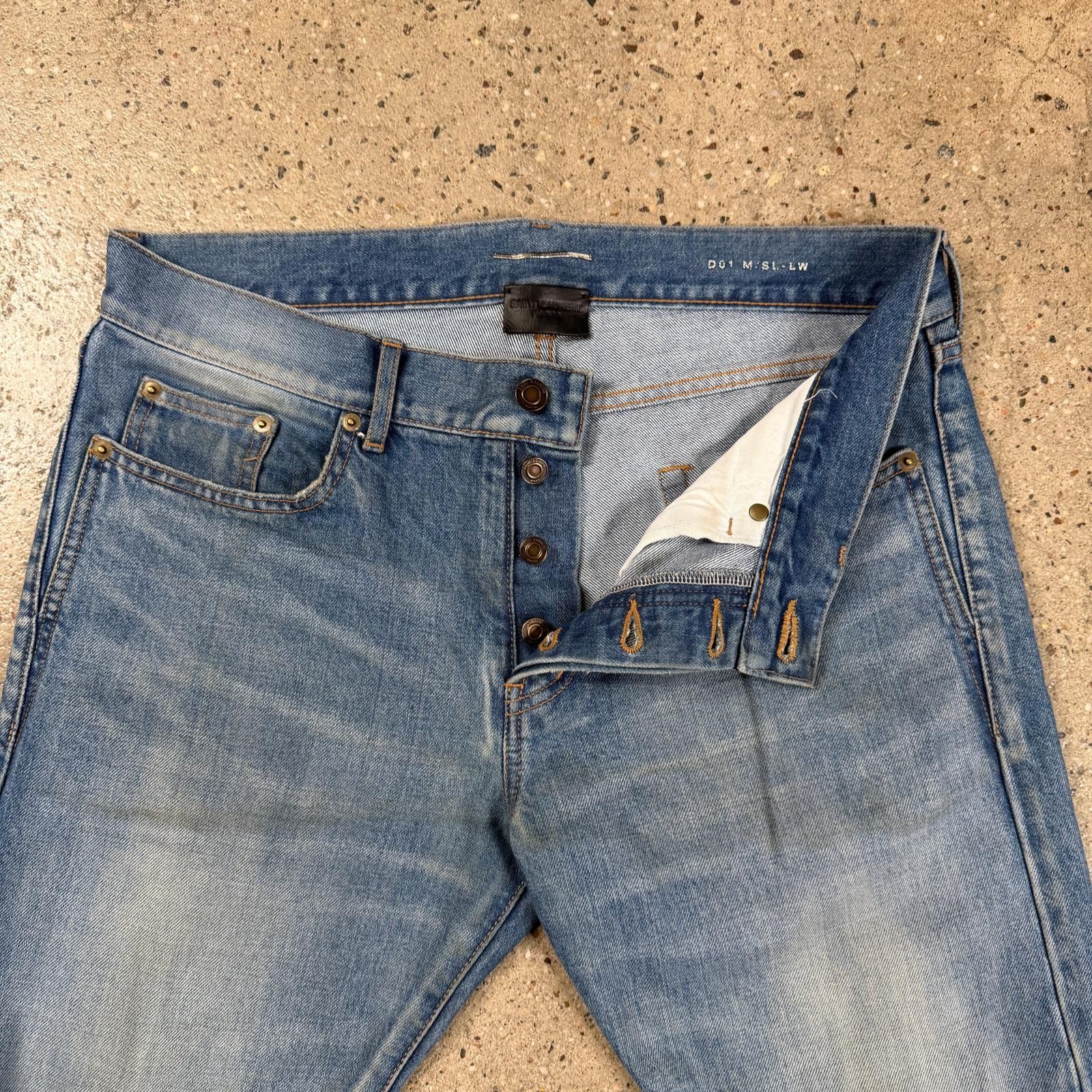 Saint Laurent Paris Saint Laurent D02 Embroidered Jeans Size US 31 - 5 Thumbnail
