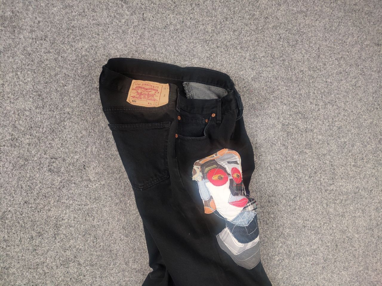 Levi's Vintage 90's Levi’s 501 Sashiko Face Jeans junya watanabe Size US 34 / EU 50 - 11 Thumbnail