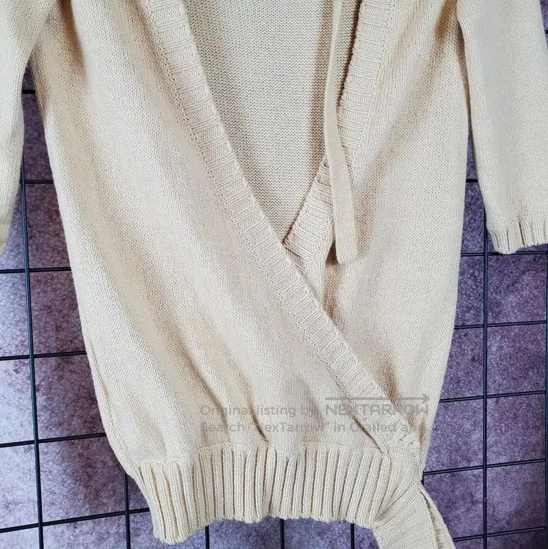 Burberry Burberry Khaki Cotton Blend Embroidered Knit Top. Size M / US 6-8 / IT 42-44 - 9 Thumbnail