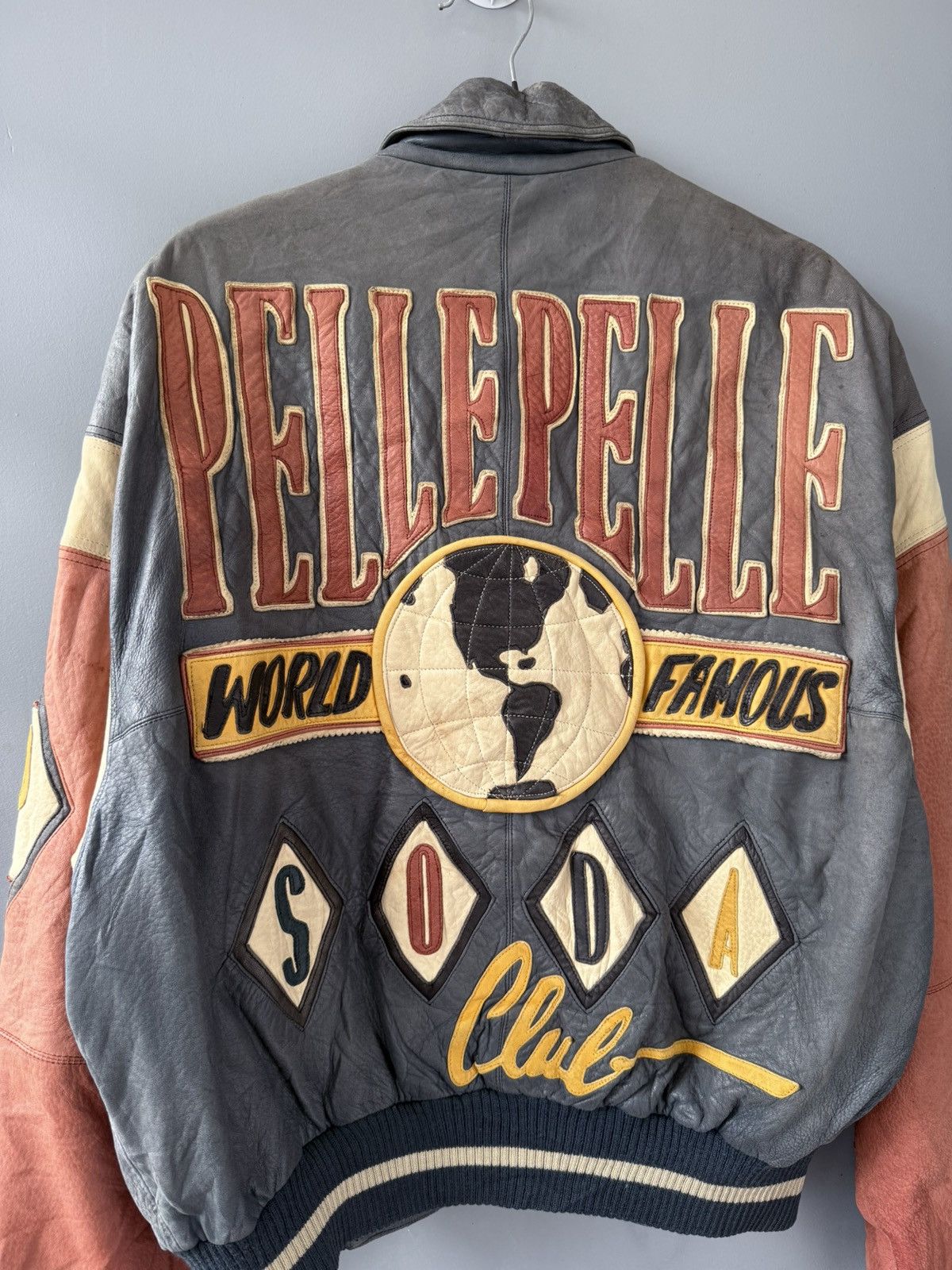 Pelle pelle 80's World Famous Soda Club Leather Jacket