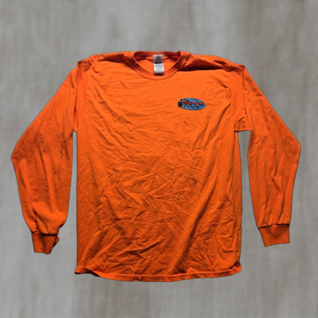 Gildan Wythe Raceway Shirt L Mens VA Virginia Dirt Track Racing Tee T-Shirt Orange Gray? Size US L / EU 52-54 / 3 - 1 Thumbnail