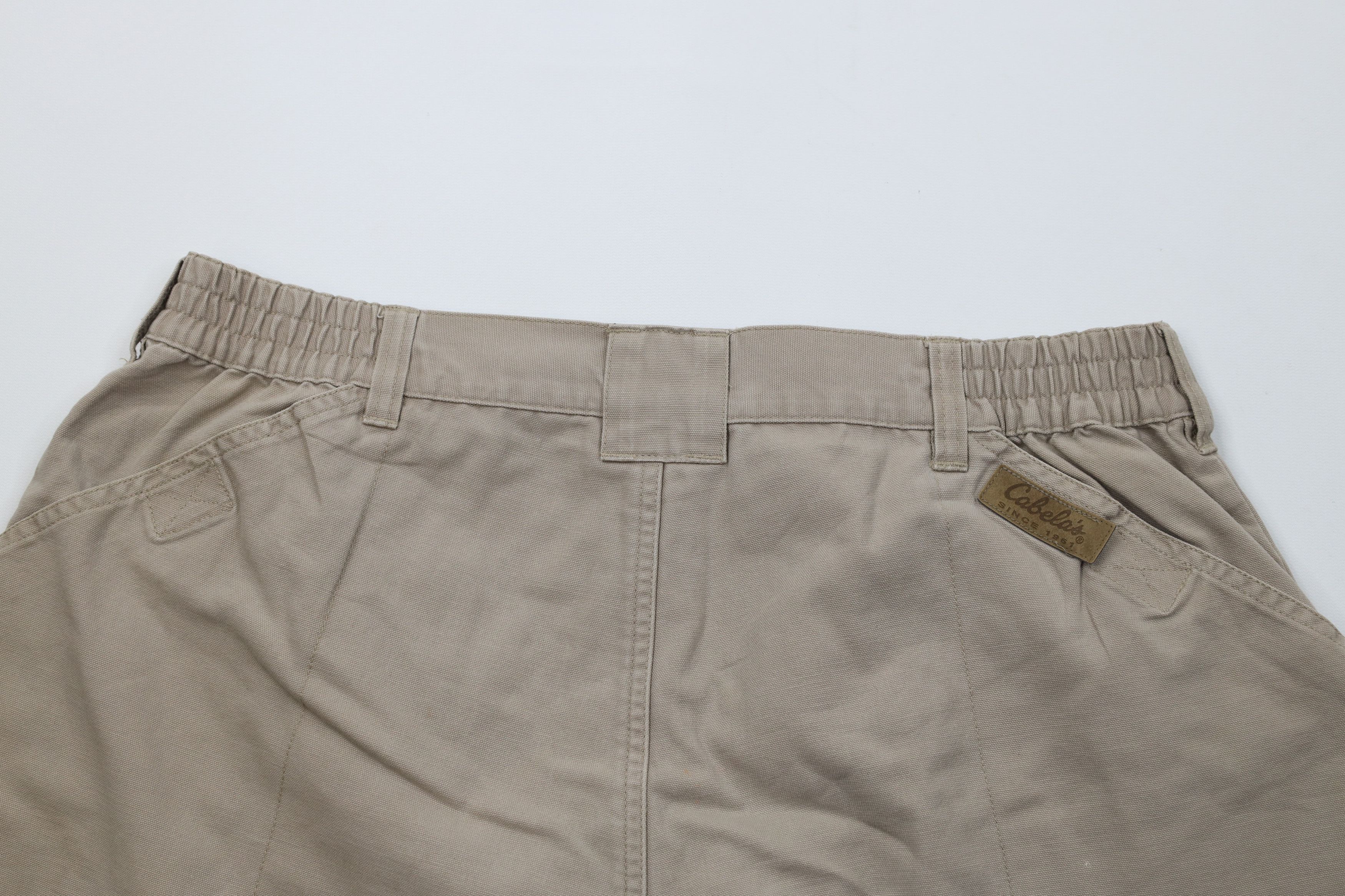 Cabelas Vintage 90s Y2K Cabelas Above Knee Trekking Cargo Shorts Size US 38 / EU 54 - 10 Thumbnail