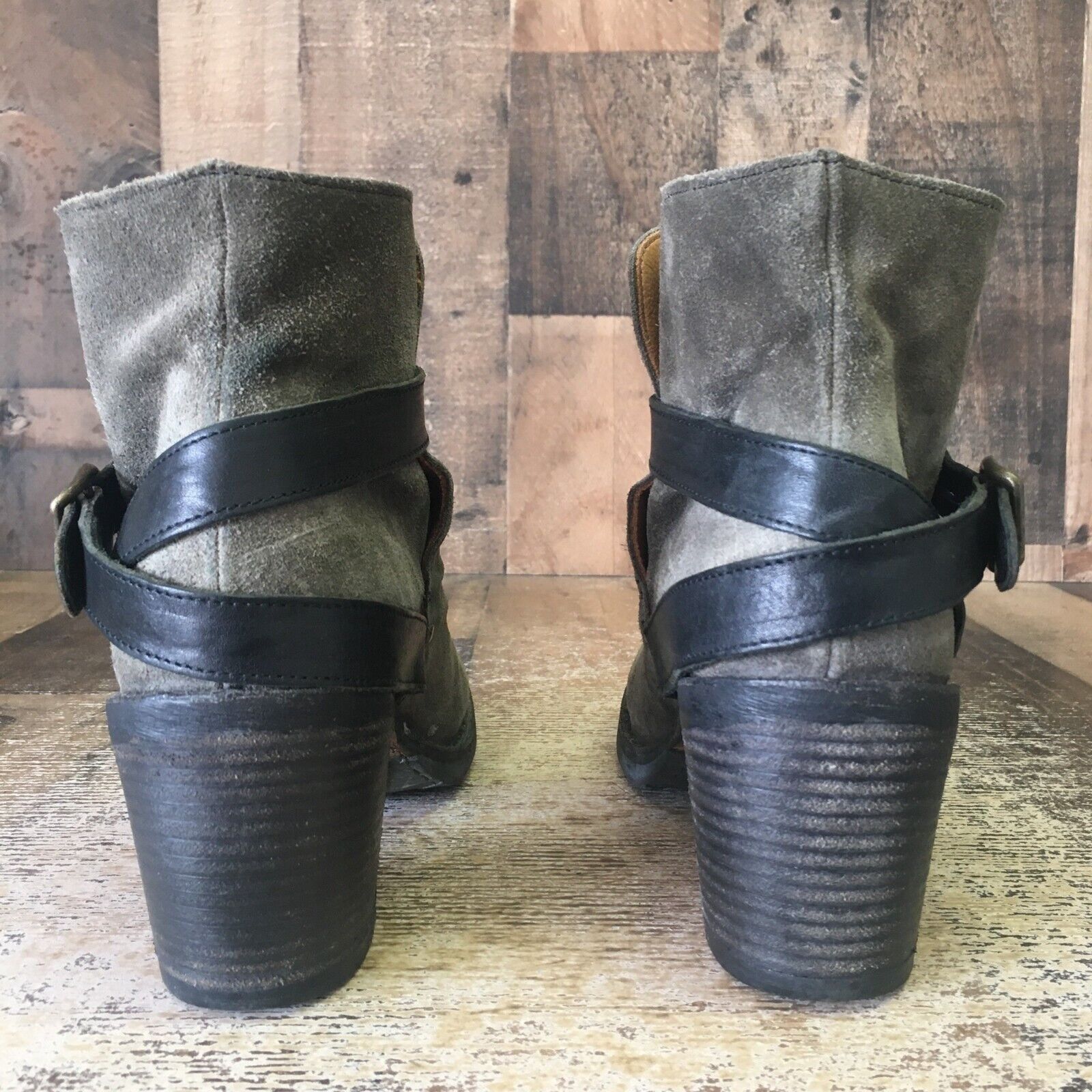 Fiorentini + Baker Fiorentini Baker Gray Ankle Suede Boots Womens EUR 36 US 6 Size US 6 / IT 36 - 8 Thumbnail