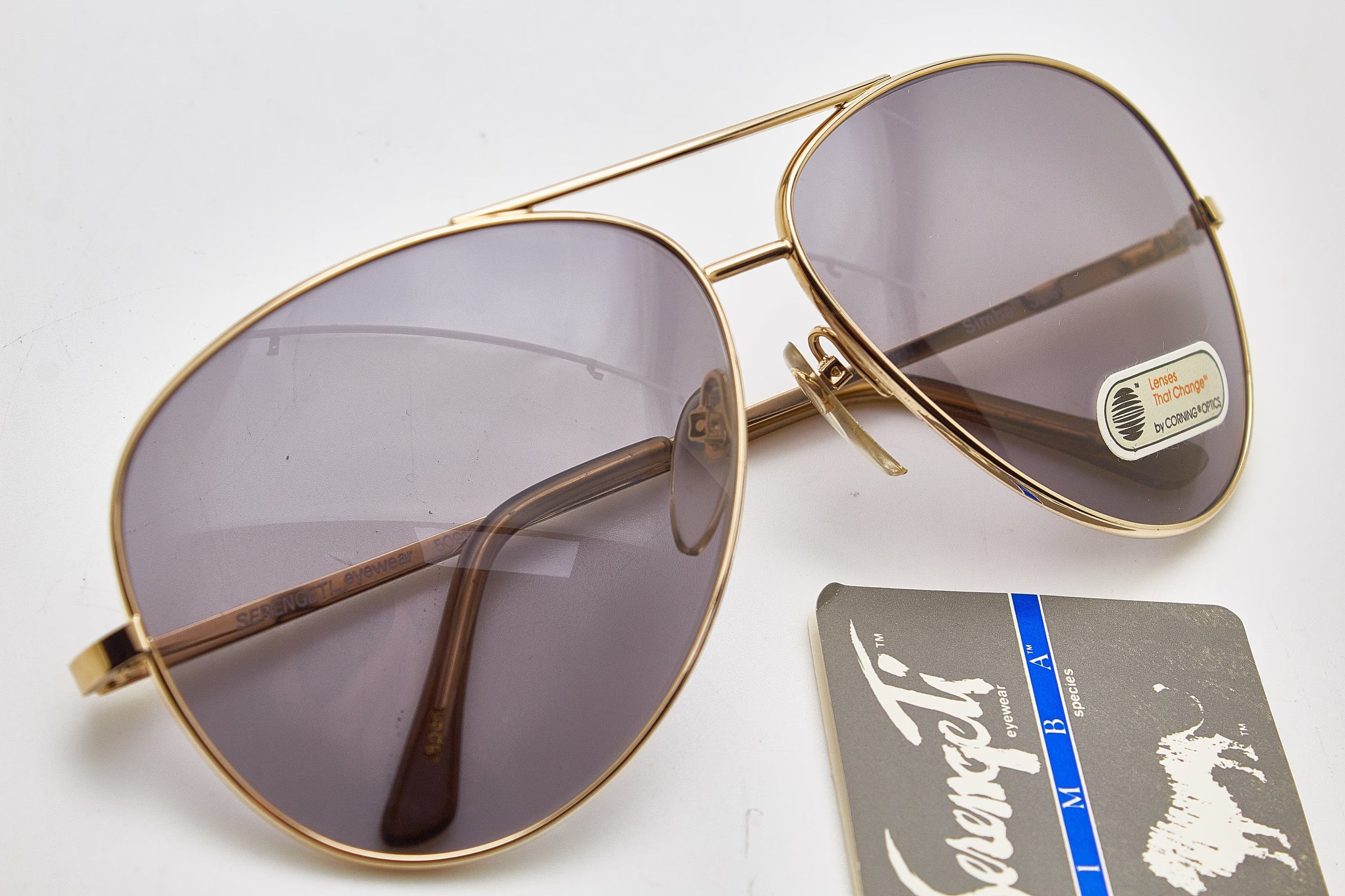 Serengeti SERENGETI quiet luxury 80s oversized gold thin metal specs Size ONE SIZE - 1 Thumbnail