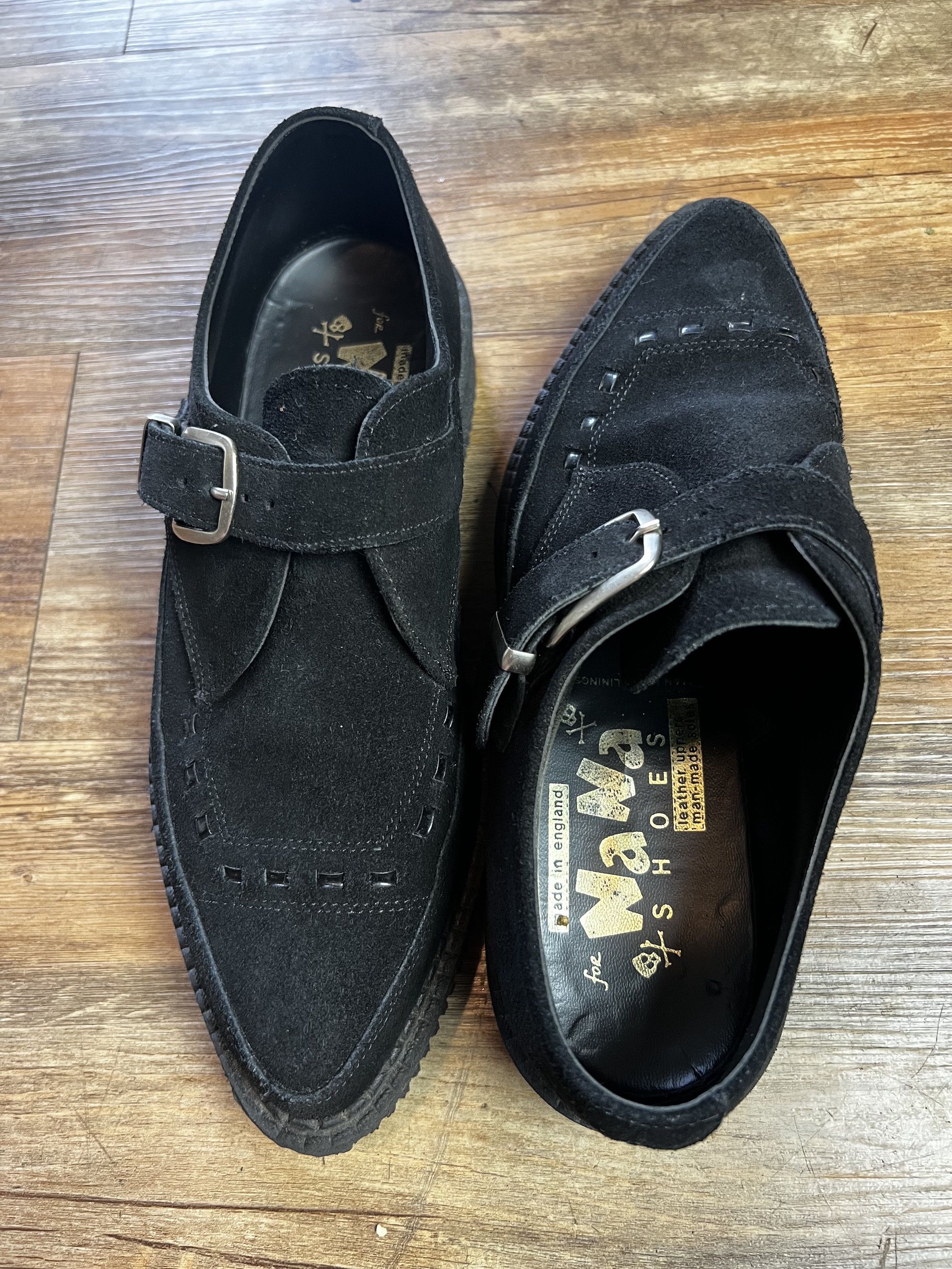 Vintage RARE Vintage 1980's-1990's Nana Shoes Punk Rock Creepers Size US 8 / EU 41 - 3 Thumbnail