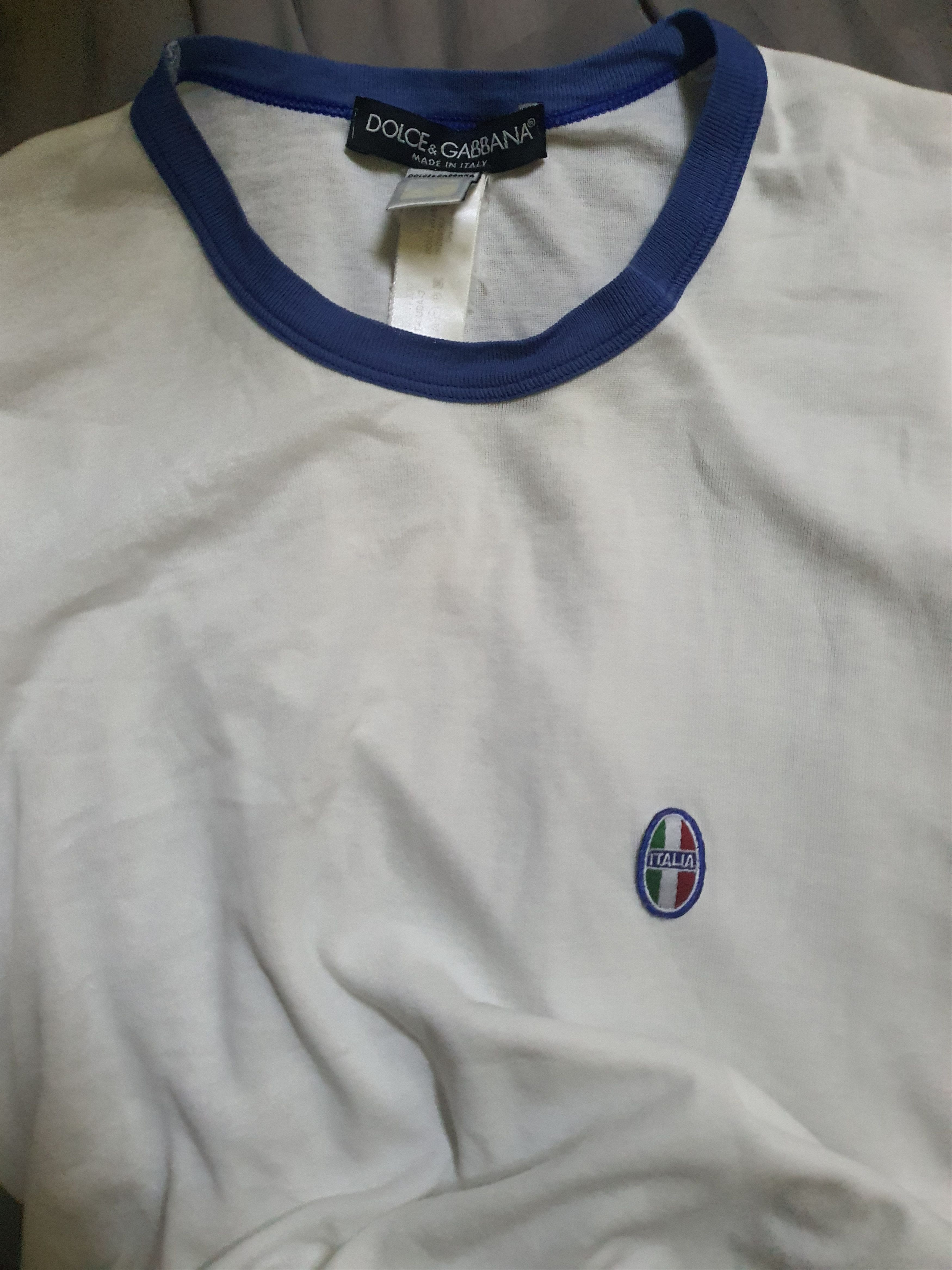 Dolce & Gabbana Dolce & Gabbana - Italia Vintage Ringer t-shirt Size US S / EU 44-46 / 1 - 3 Thumbnail