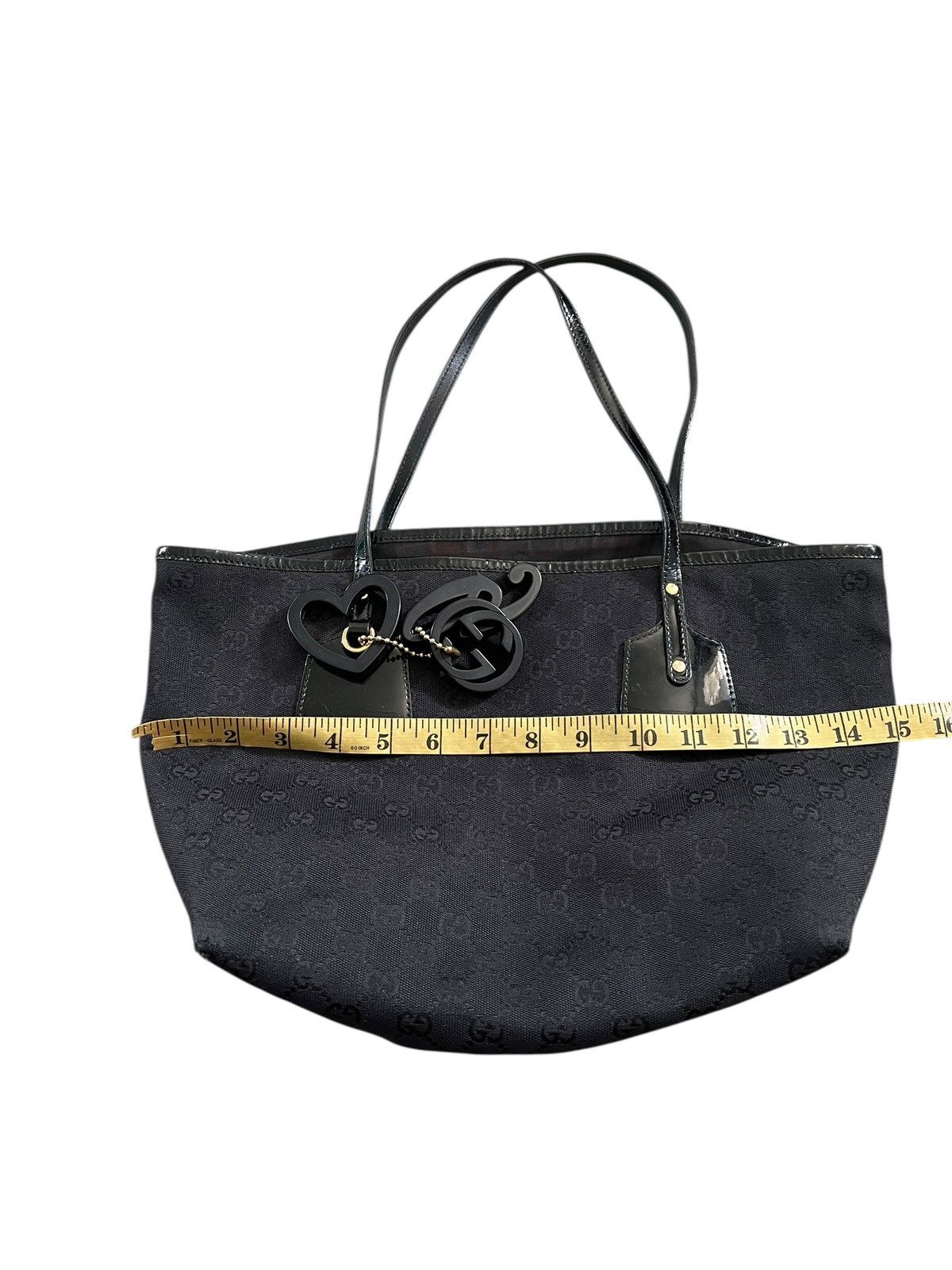 Gucci Gucci Black GG Canvas Jolie Tote Bag Size ONE SIZE - 20 Thumbnail