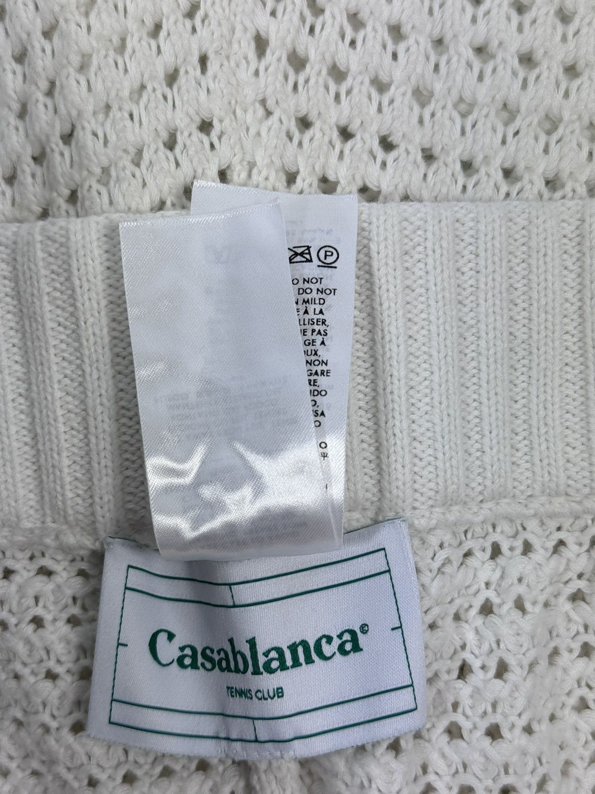 Casablanca LOGO KNIT SHORTS Size US 34 / EU 50 - 8 Thumbnail