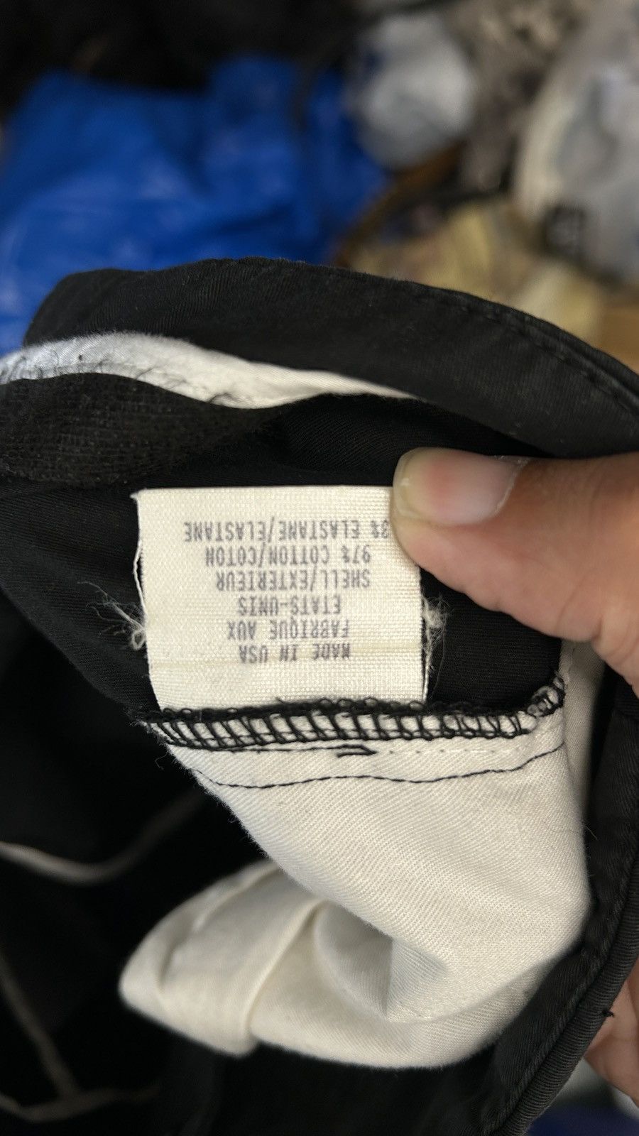 Designer Vintage black Helmut Lang cargo pants Size 28" / US 6 / IT 42 - 8 Thumbnail