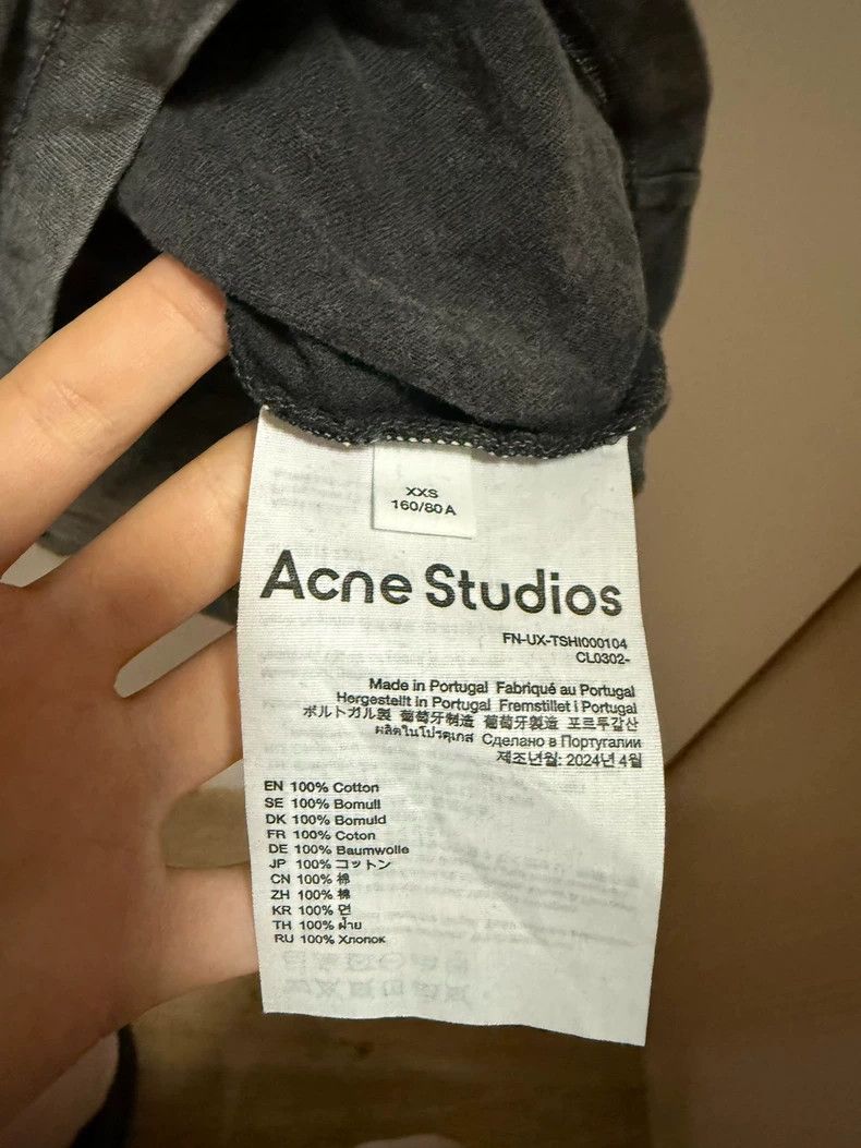 Acne Studios acne studios Grey short-sleeved shirt 2506-Nextarrow Size XXS / US 00 / IT 34 - 4 Thumbnail