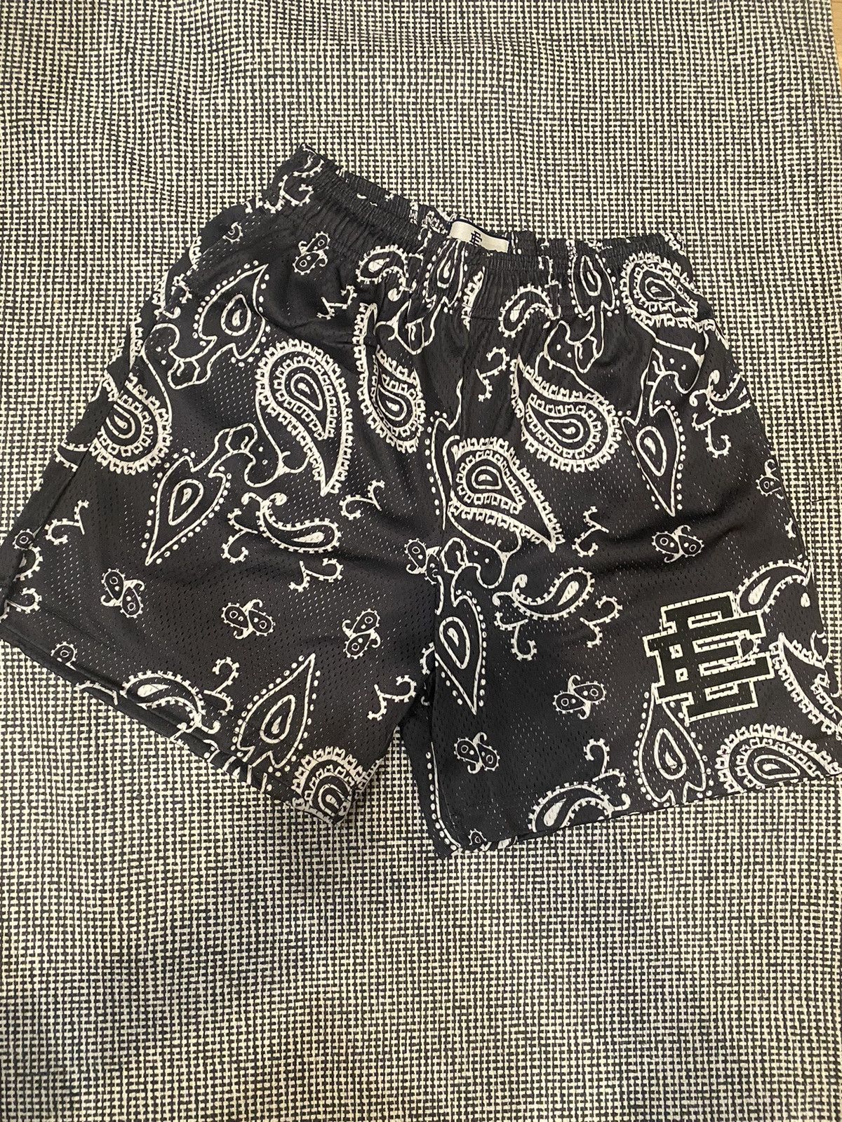 image of Eric Emanuel Basic Short Black Paisley, Men's (Size 31)