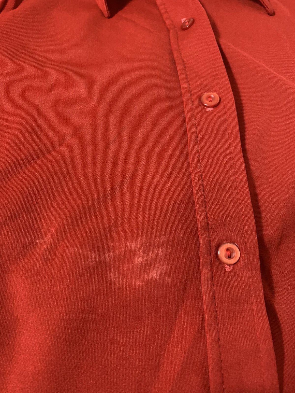 Vintage Vintage 90s Red Button Up Size US S / EU 44-46 / 1 - 1 Thumbnail