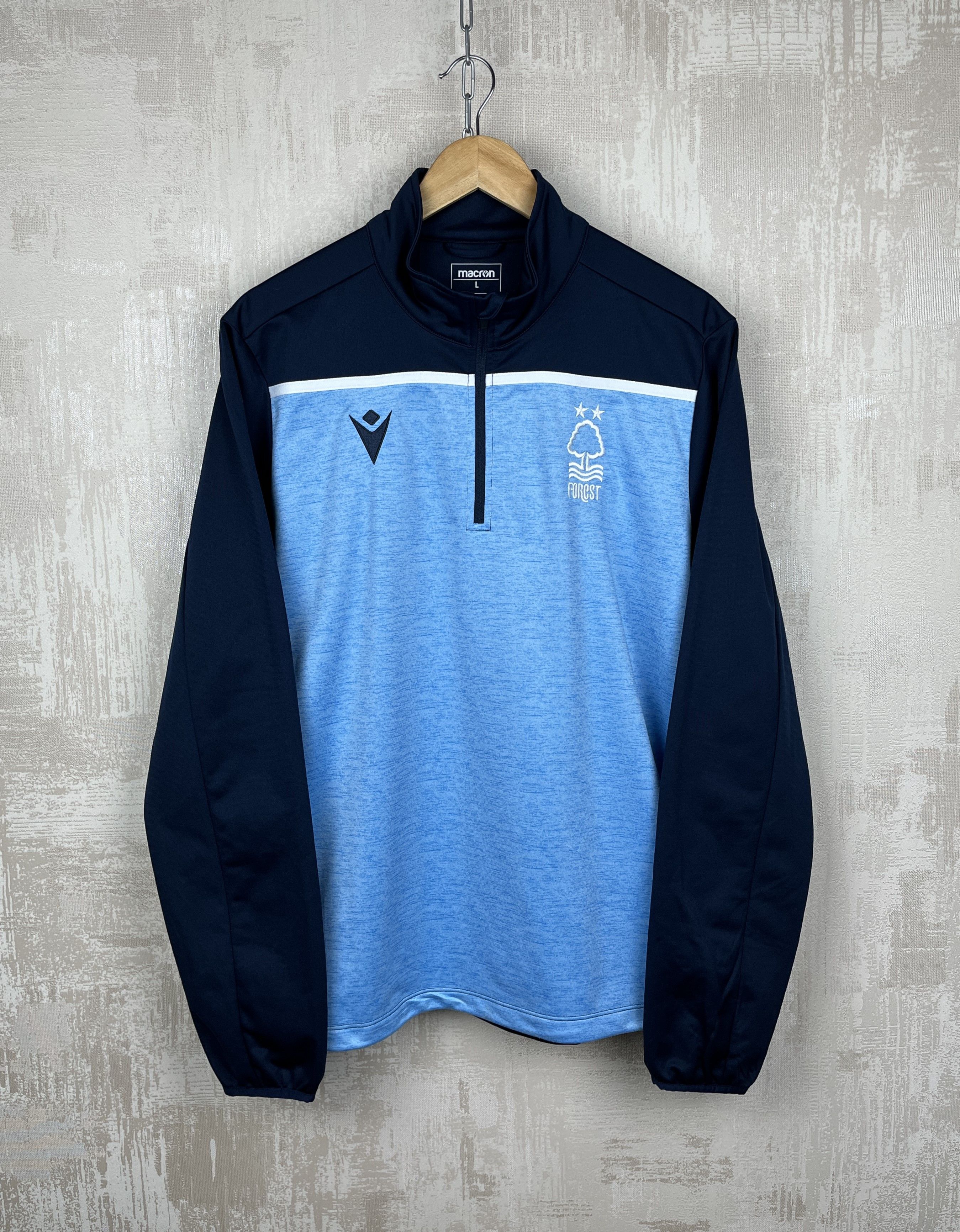Macron Nottingham Forest FC Football Soccer Training Pullover Size US L / EU 52-54 / 3 - 7 Thumbnail