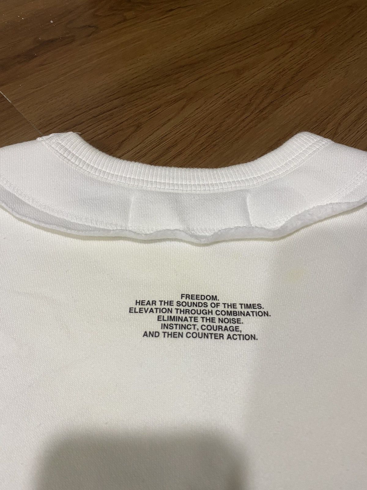 GU × Undercover Offer‼️Gu x Undercover White Sweatshirt Size US M / EU 48-50 / 2 - 5 Thumbnail
